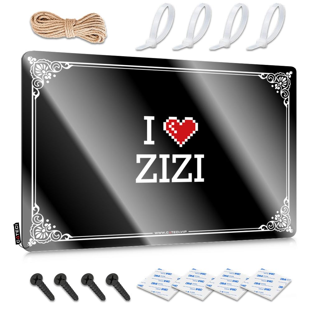 Fall Ranch Funny Sign - I Love Zizi Accessory Rustic Wall Hanging(30X40CM)