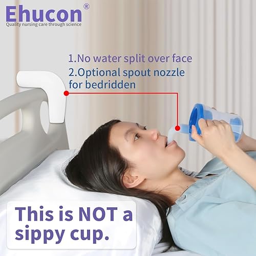 Miniatura 6 de Taza reguladora de disfagia para ancianos con dificultad para tragar, con vaso de sorbo de 5 cc y 10 cc, dispositivos de asistencia solo líquidos,