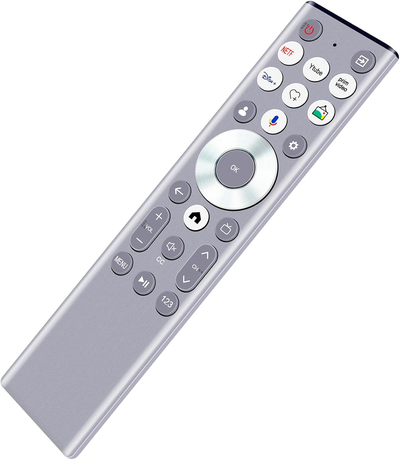 ERF6G80H Voice Replacement Television Remote Control Compatible with Hisense 75S7N, 55S7N, 85S7N, 65S7N CanvasTV Series Google TV