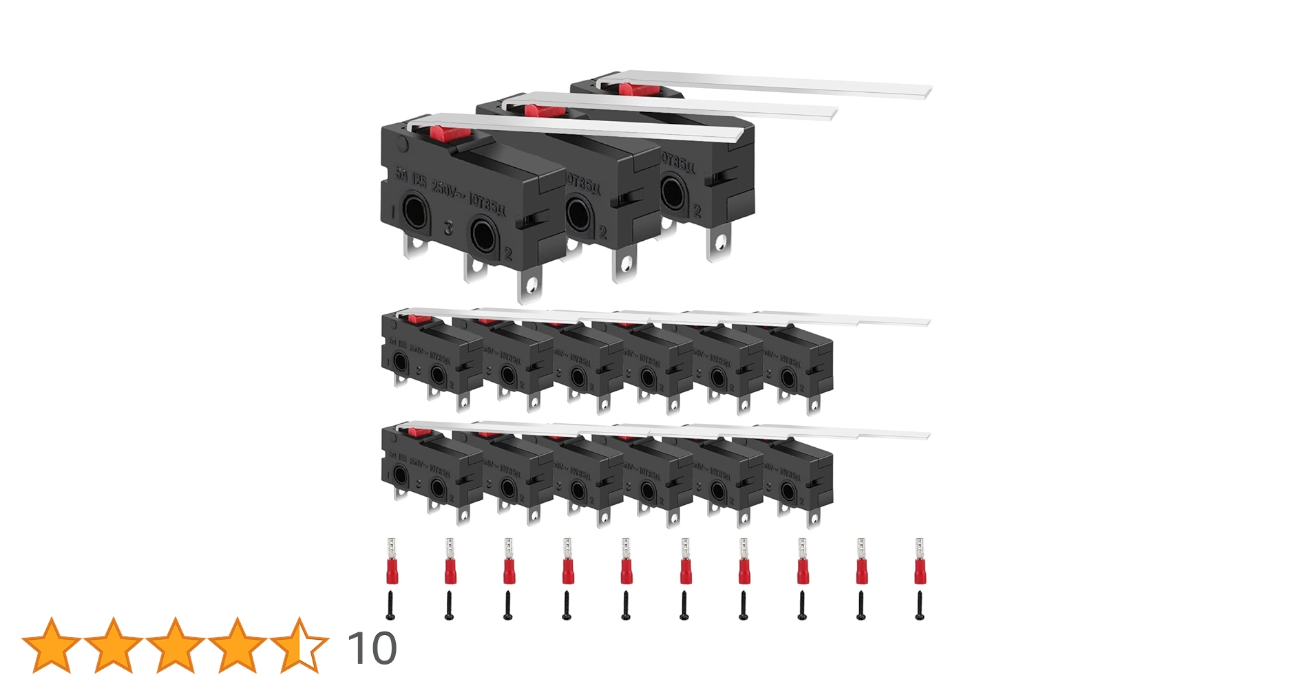 Amazon.co.jp: MKBKLLJY 15 個ミニマイクロリミットスイッチ KW12-3 AC