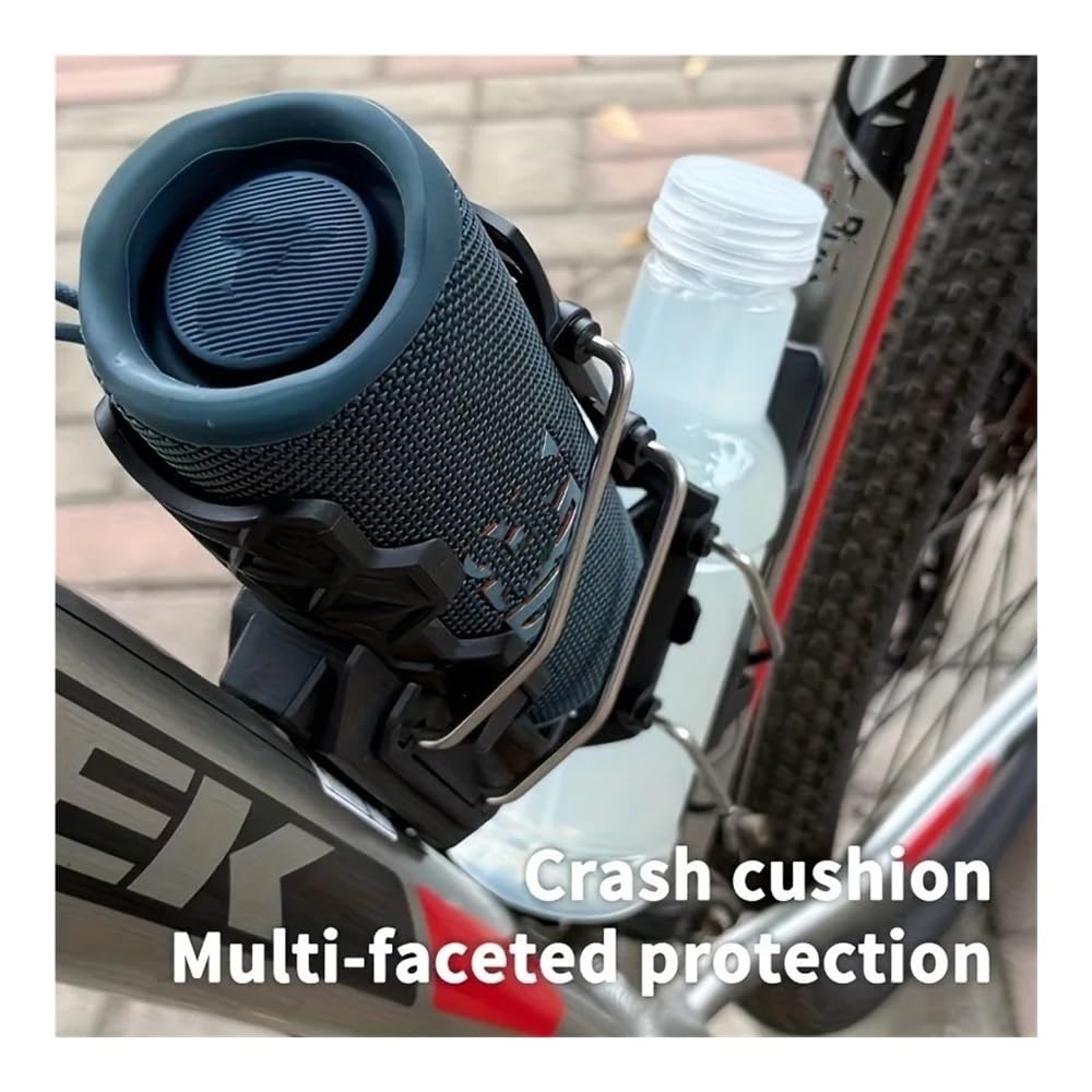 1 Unidad. Portavasos Ajustable de 360 ​​Grados para Manillar de Bicicleta o Motocicleta, para Botella de Agua, para Ciclismo de Carretera y Moto de Aventura.