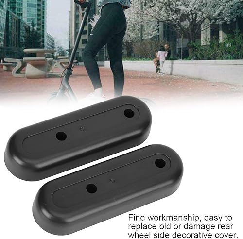 Miniatura 8 de Keenso 2 unids ABS Scooter eléctrico rueda trasera lado horquilla decorar cubierta para G30 Scooter eléctrico