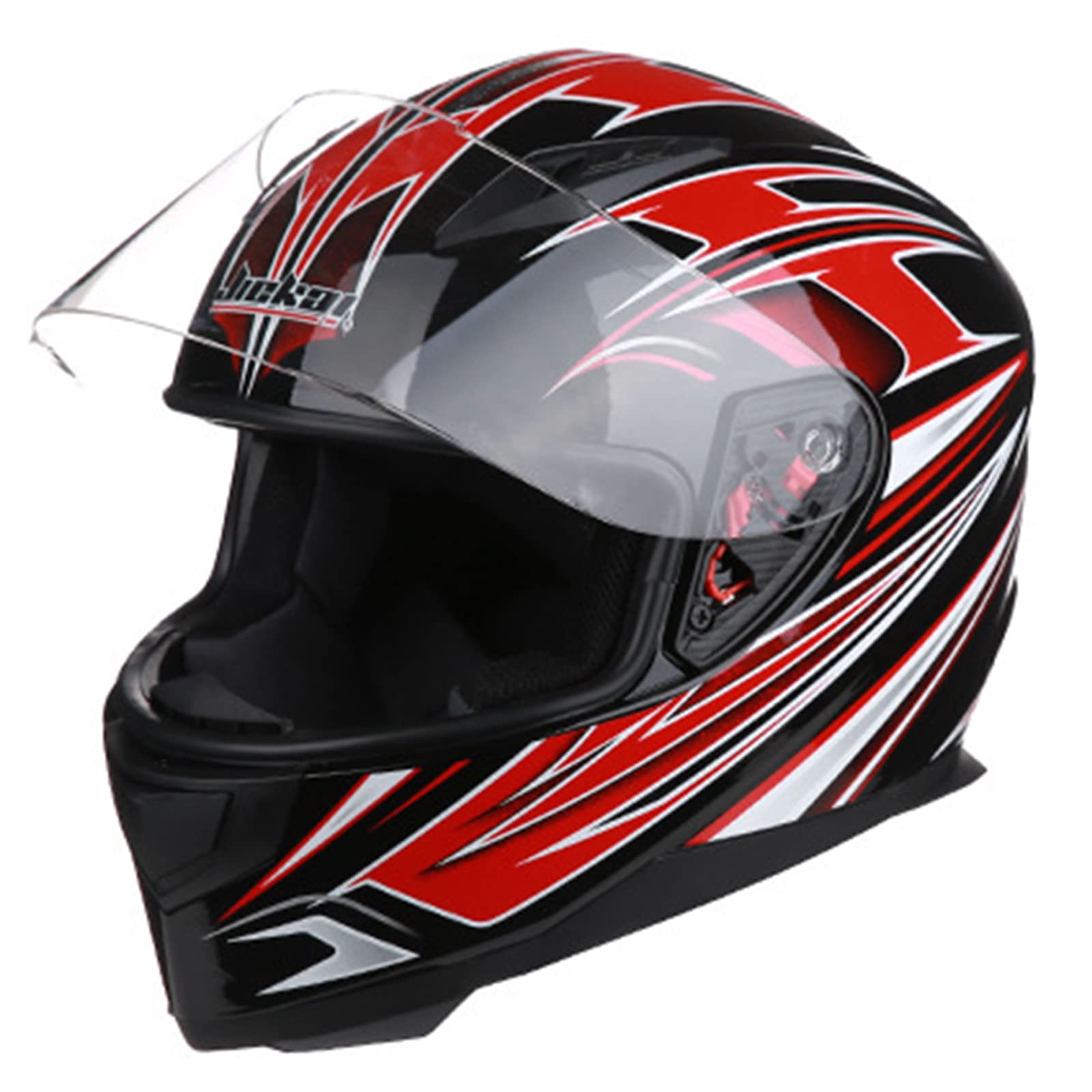 Caschi Moto integrali Uomo Donna Adulto Casco Bici da Strada Lenti Trasparenti Casco Approvato DOT/ECE Youth Leggero Fresco Quattro Stagioni,A1,XL
