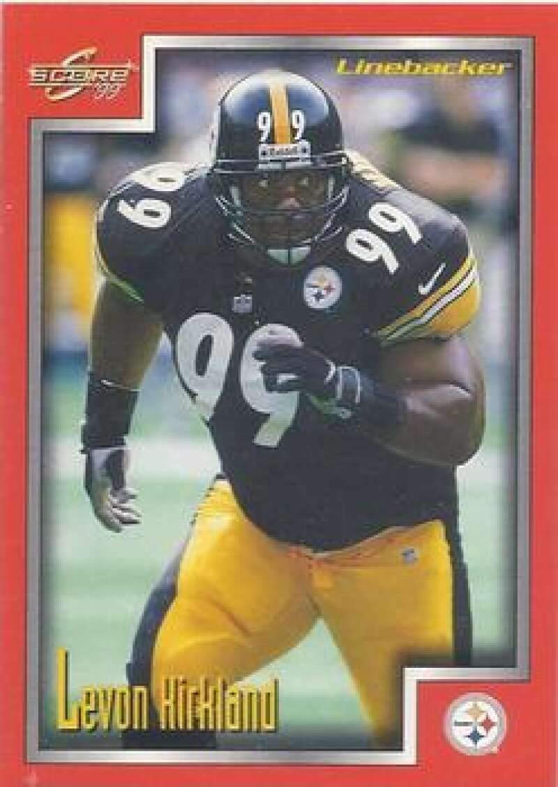 Amazon.com: 1999 Score Football #112 Levon Kirkland Pittsburgh