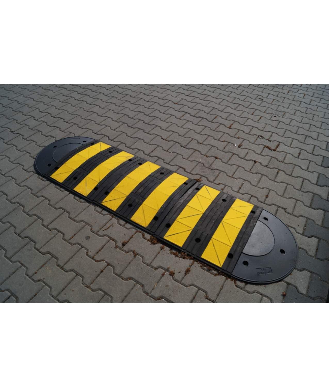Dosso rallentatore di velocità componibile Safemax, elementi riflettenti - dimensioni: 600x500x h50 mm