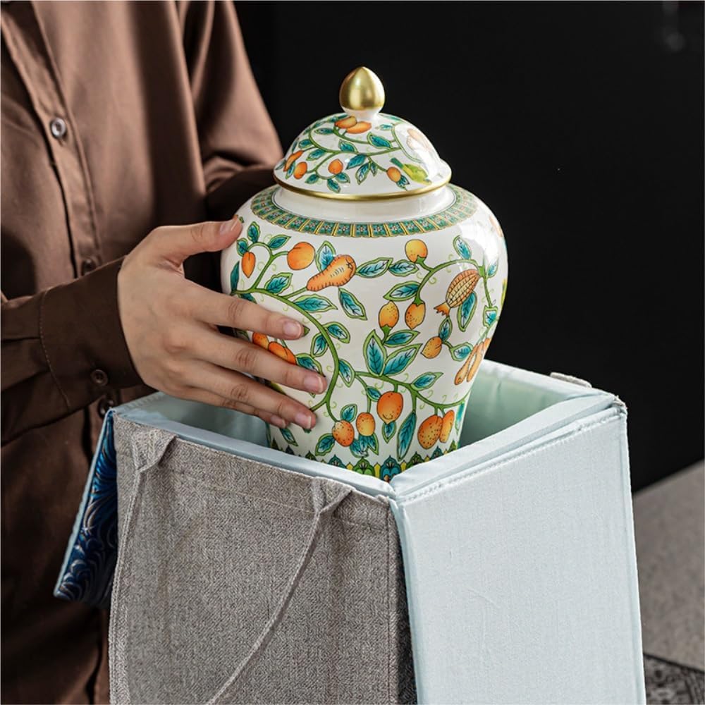 SONGCHAO Sugar Jar Ceramic Loose Tea Storage Container Jar Large Capacity Sealed Retro Set Single Kitchen Tea Canister