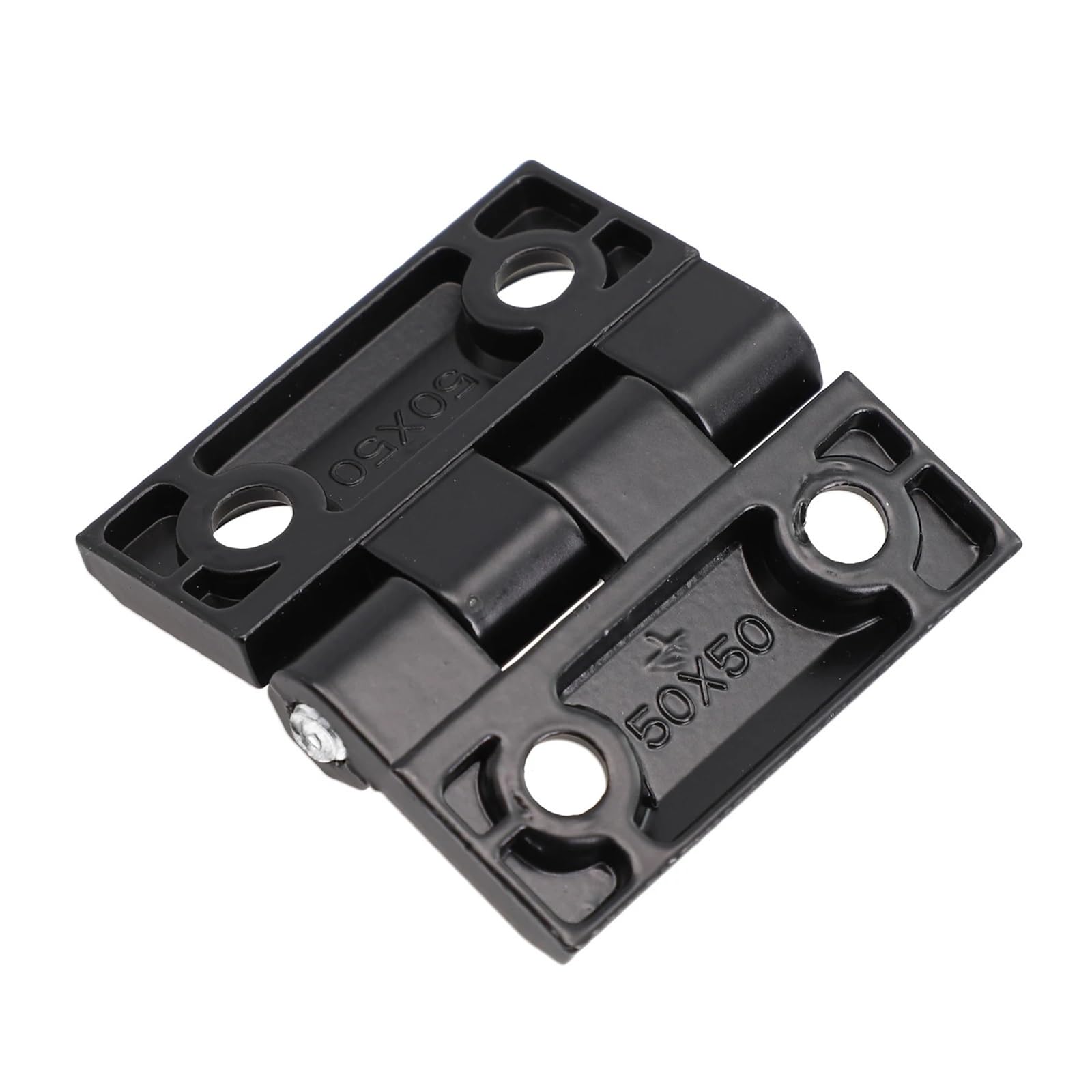 Evdmgzjapstj One Color Folding Door Hinge,1Pcs 40/50/60Mm Butt Hinges Backflap Metal Black Cabinet(50X50mm)