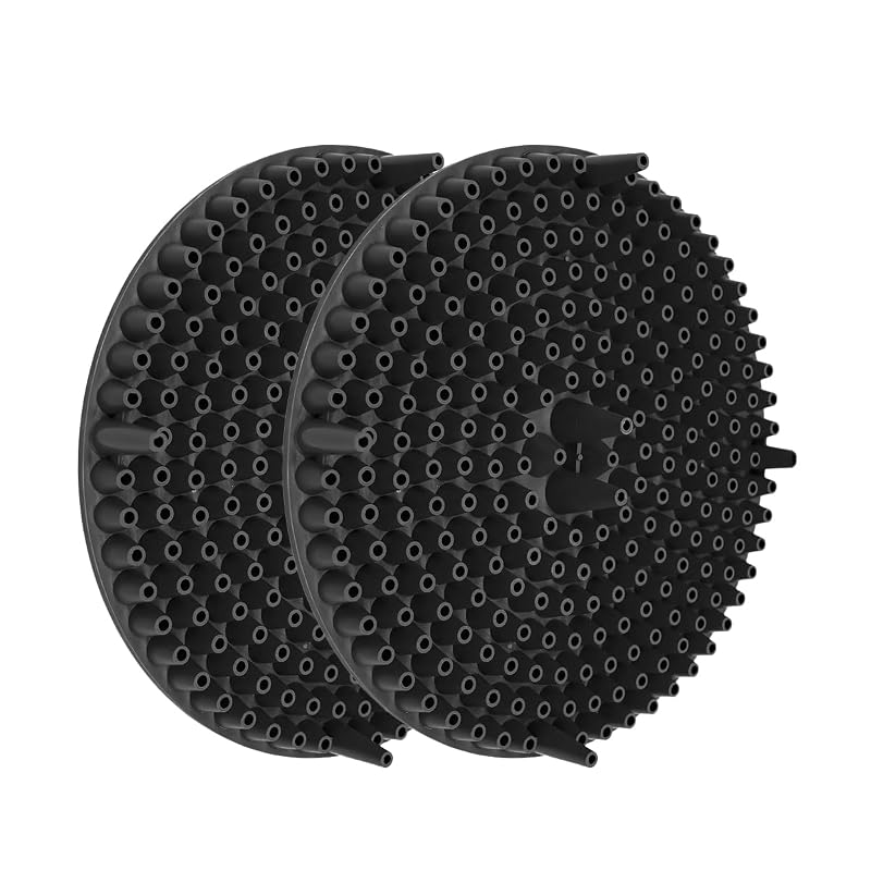 Filtro coletor de sujeira para balde de lavagem automotiva Sandfren em ABS, 25,9 cm, preto, kit com 2 peças