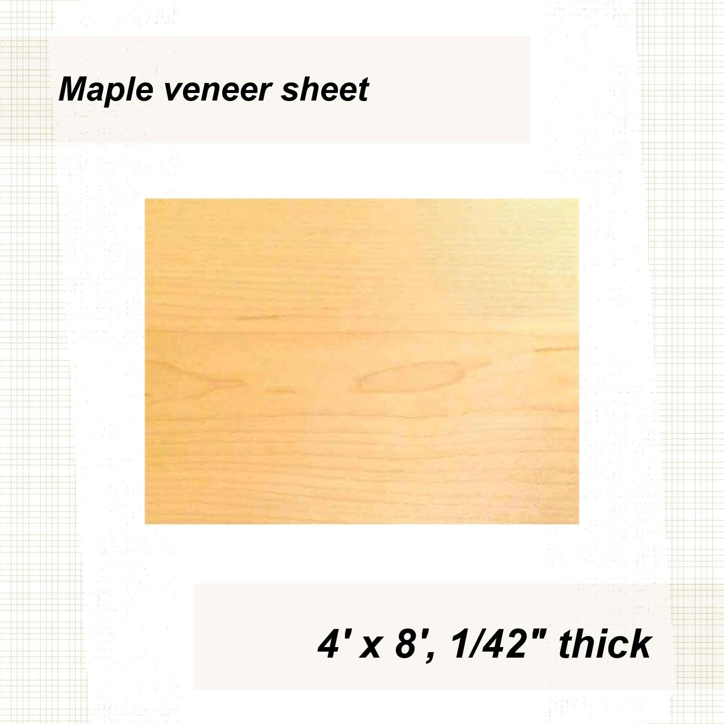 Maple 4' X 8' Veneer Sheet