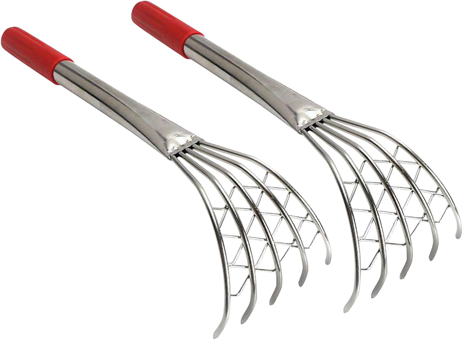 2pcs Shell Claw Rakes with Plastic and Stainless Steel Construction, Easy Maintenance and Precision Claw Engineering for Seafood Harvesting and Beach Shell Digging