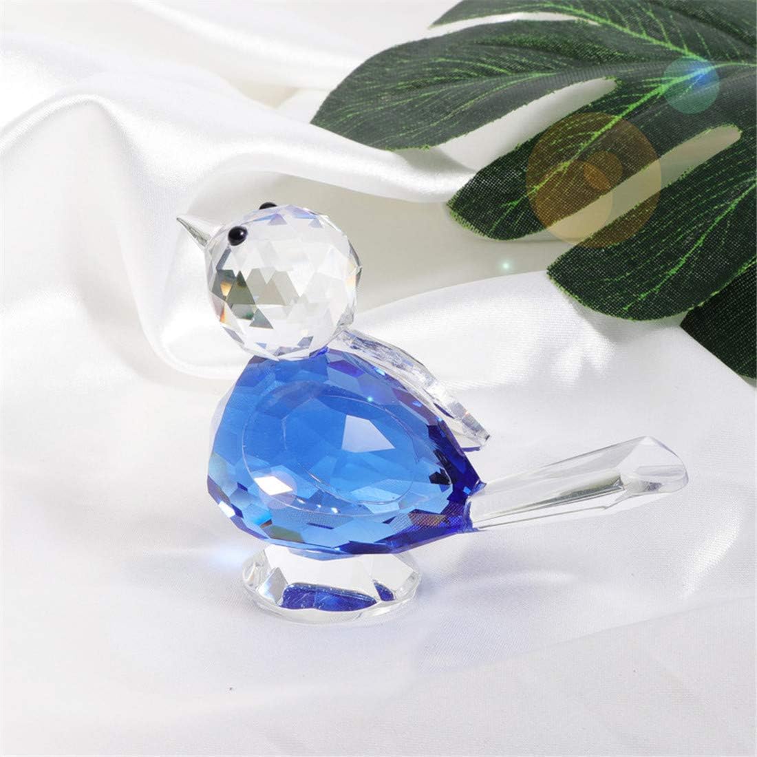 Waltz&F Crystal Bluebird of Happiness Collectible Figurines Glass Animal Figurine for Table Home Decoration : Home & Kitchen
