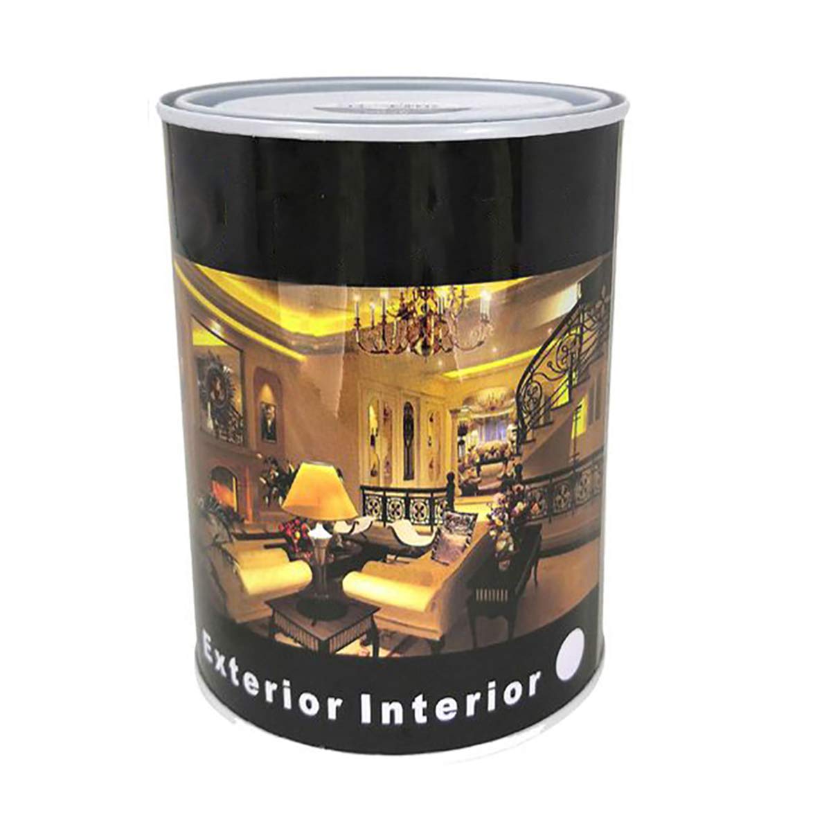 H HANSEL HOME Pintura Esmalte al Disolvente para Madera y Metal, Pintura Alquidica de Rápido Secado para Superfícies Interiores y Exteriores(Negro Satinado, 125 ML) — view 48