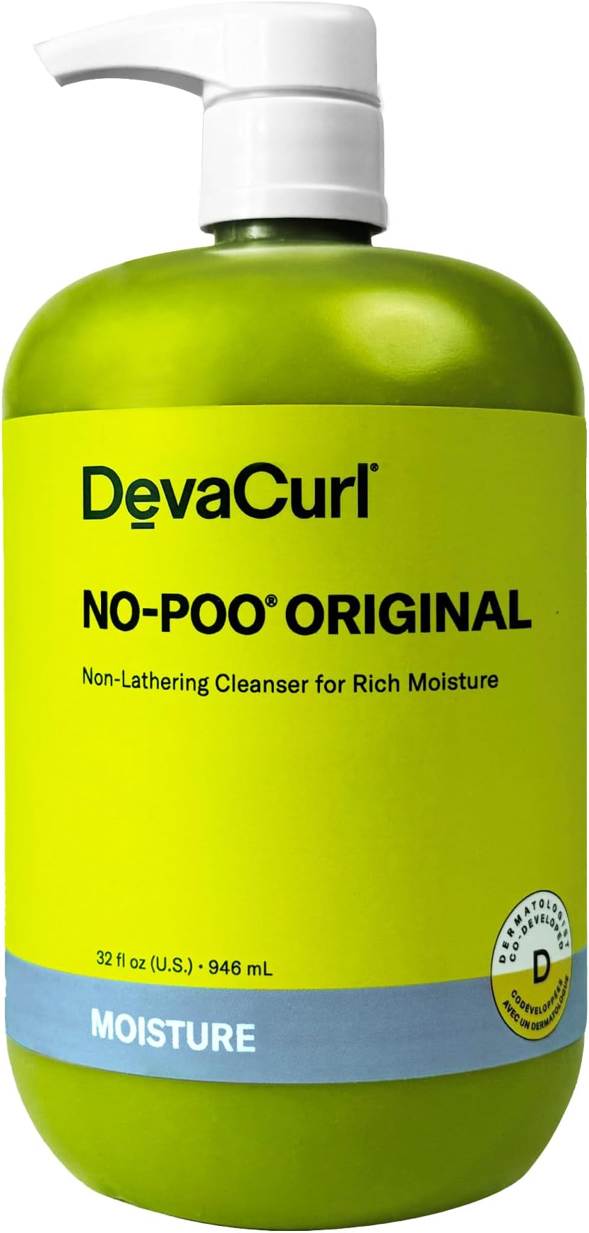 No-Poo Original Non-Lathering Cleanser for Rich Moisture | Non-Stripping | Hydrates Curls | All Curl Types
