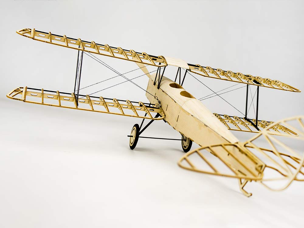 Viloga 3D Wooden Puzzles DIY Tiger Moth Bi-Plane Vintage Airplane Model Kit, Laser Cut Balsa Wood Model Aircraft Kits to Build for Adults - Image 5