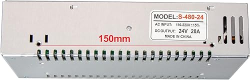 Miniatura 5 de Adaptador de convertidor de corriente de conmutación universal de 24 V 20 A Transformador de fuente regulada AC a DC LED Driver 480w para CCTV,