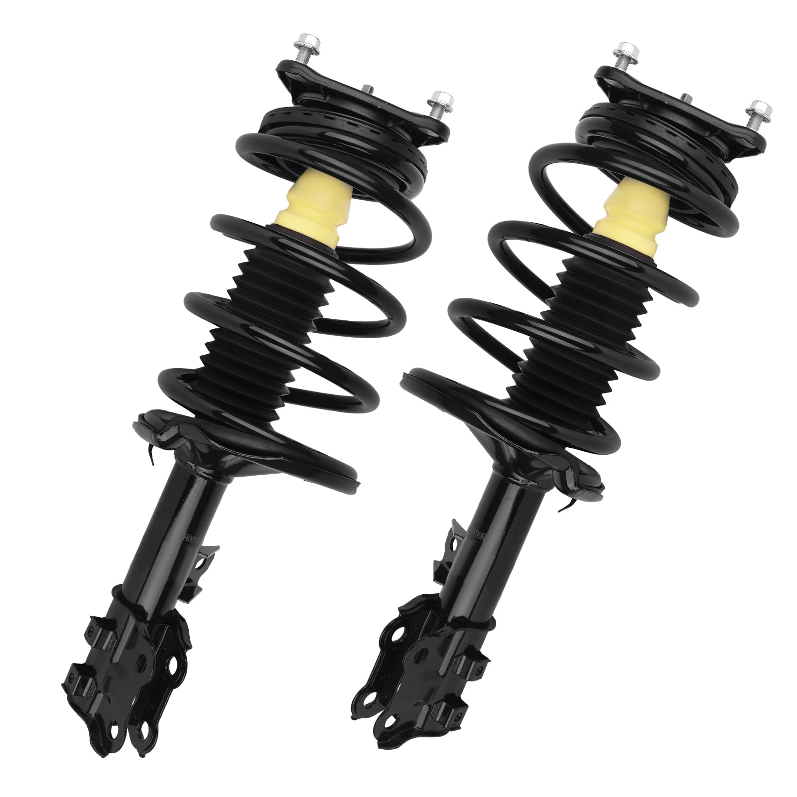 KUSATEC Front Pair Complete Struts Shock Absorber fit for Hyundai Elantra 2007 2008 2009 2010, 172306 172305 Left/Right Struts with Coil Spring