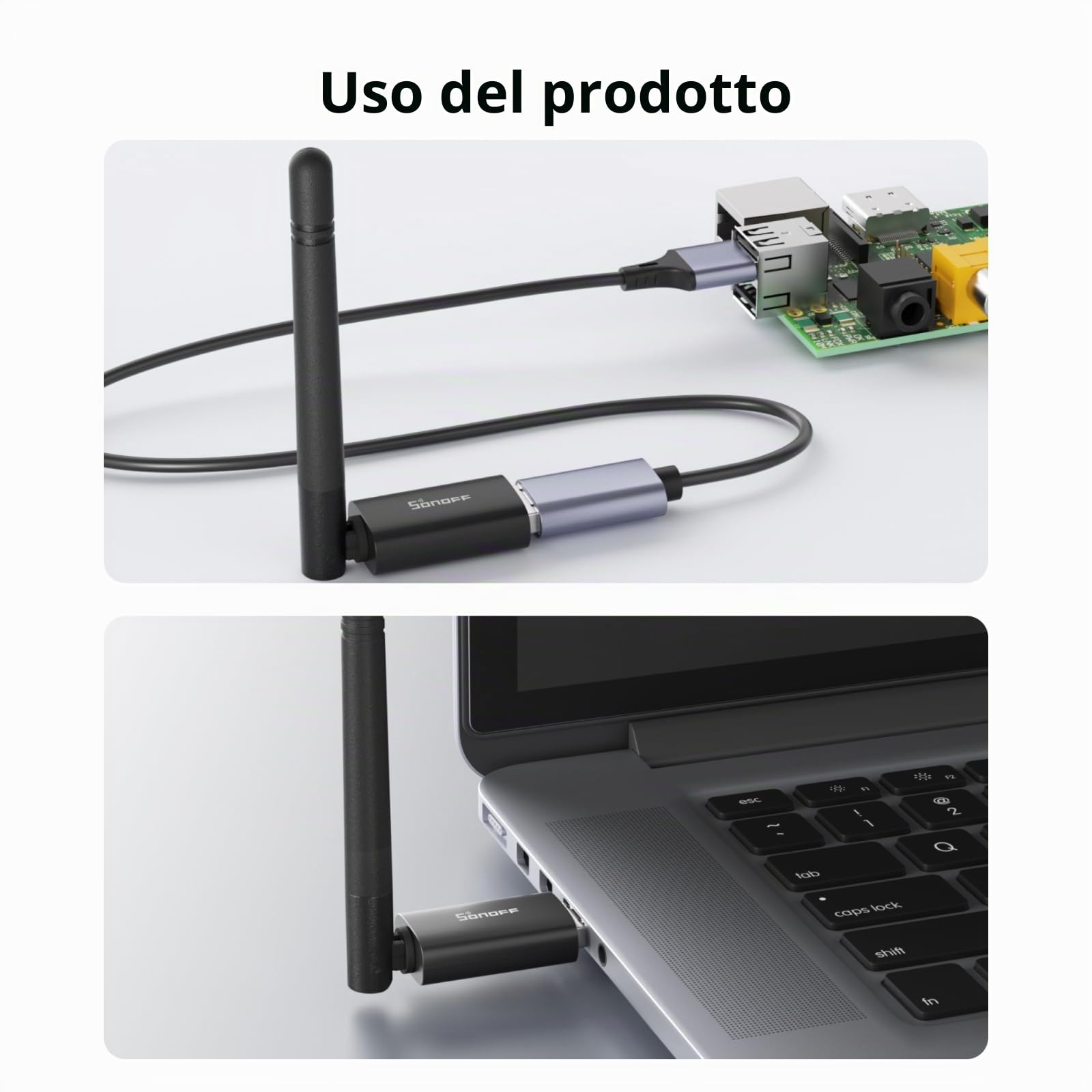 SONOFF Zigbee 3.0 USB Dongle Lite, EFR32MG21, Coordinatore per Home Assistant & Zigbee2MQTT