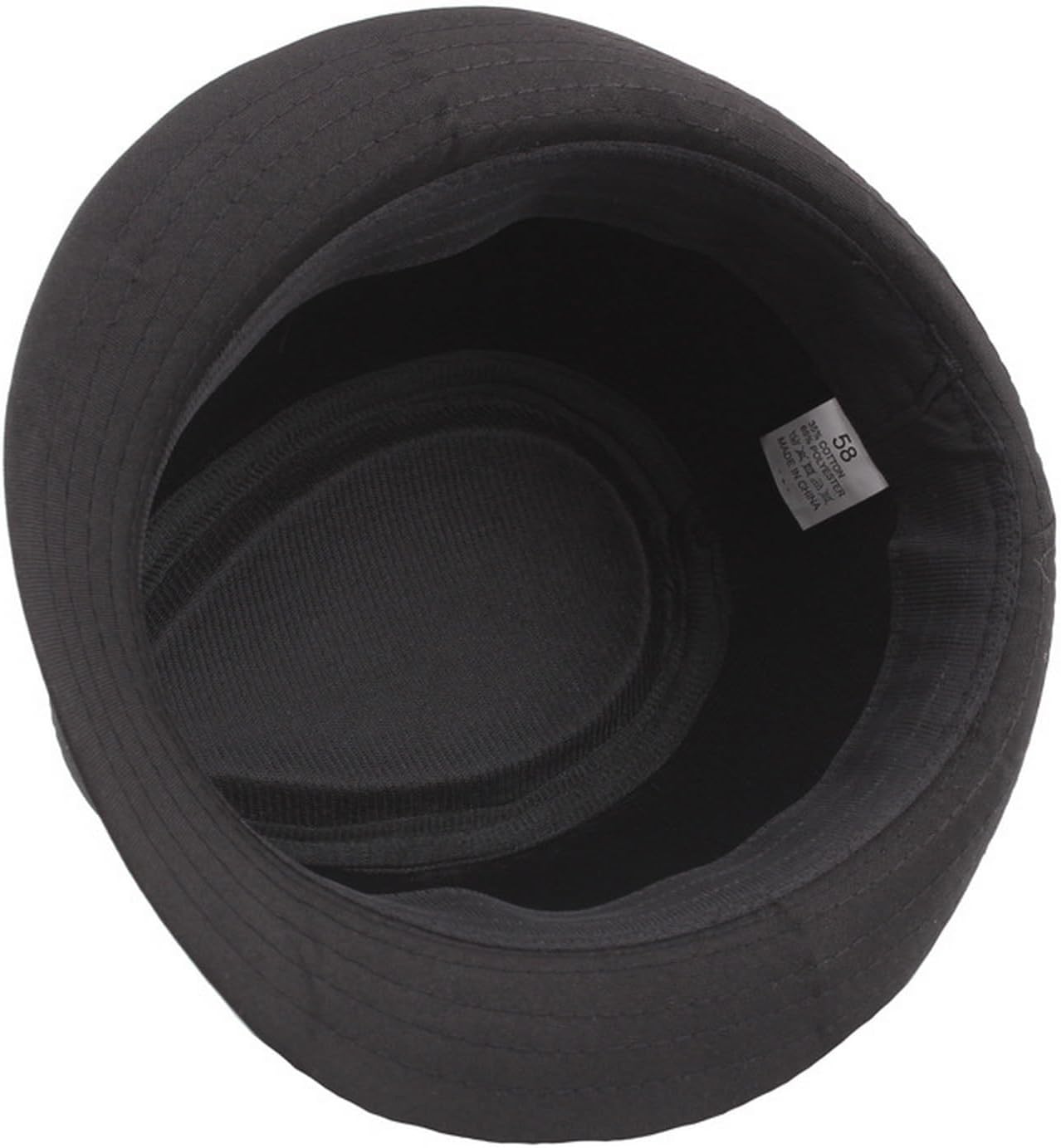 Lifup Short Brim Fedora Classic Beach Sun Hat Cotton Panama Cap with Band