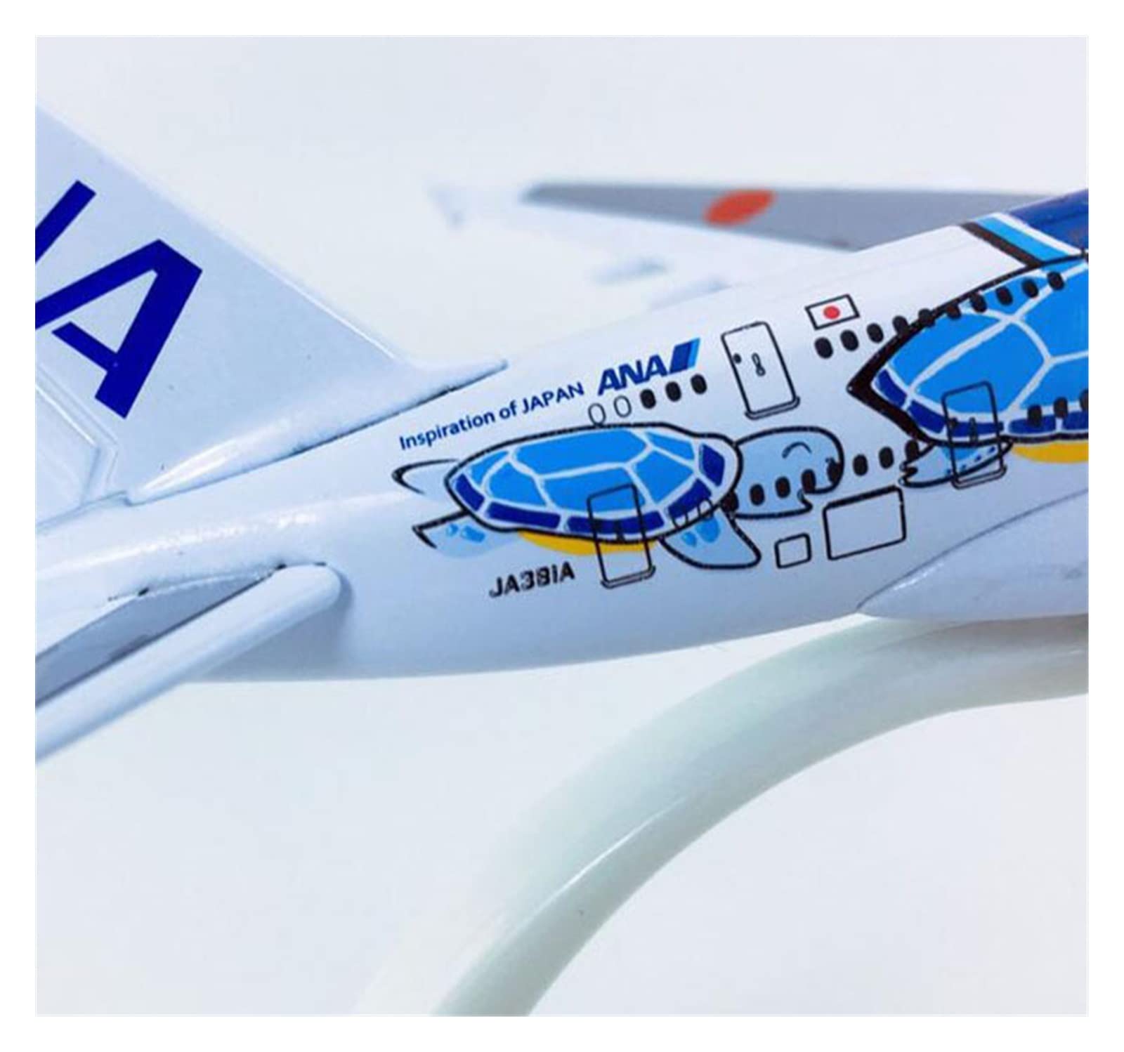 Amazon.co.jp: 1/500 Scale A380 380 All Nippon Airways Blue Turtle