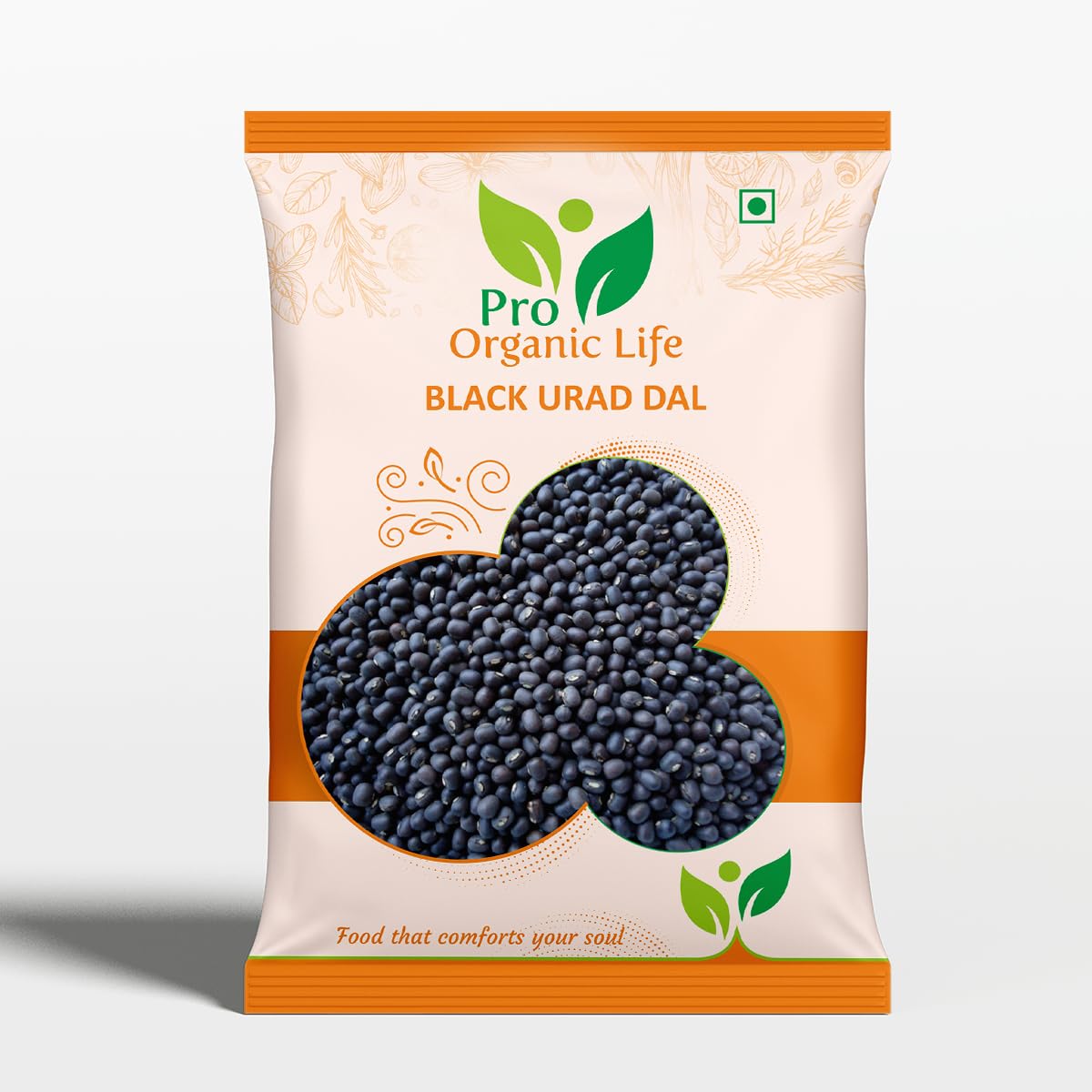 Pro Organic Life whole black gram urad whole black matpe beans 