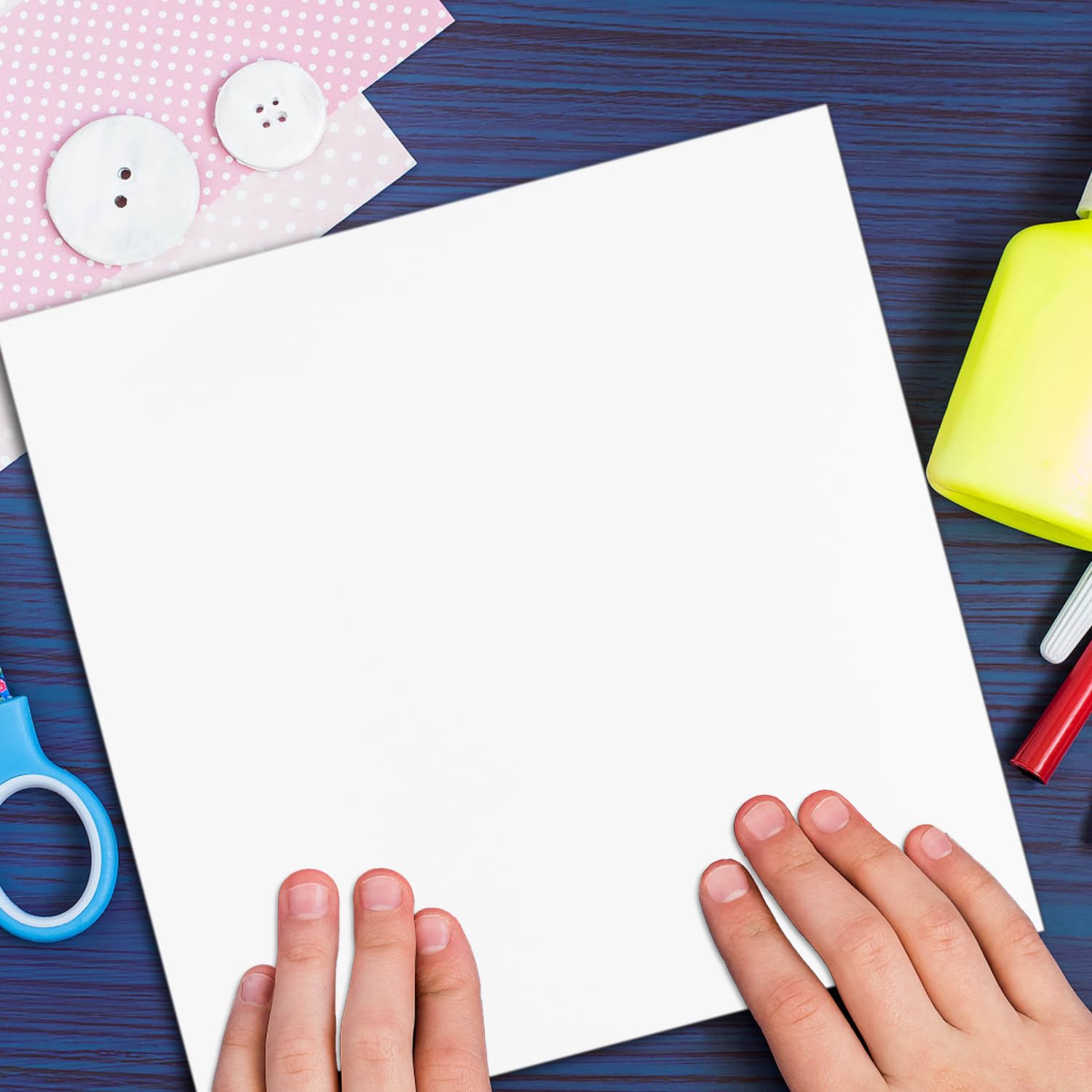 Cartulina de papel para álbumes de recortes, paquete de 100 cartulinas de 230 g/m² de grosor, pesadas, suministros creativos para hacer tarjetas, manualidades de papel para hacer tarjetas Cricut (11.4