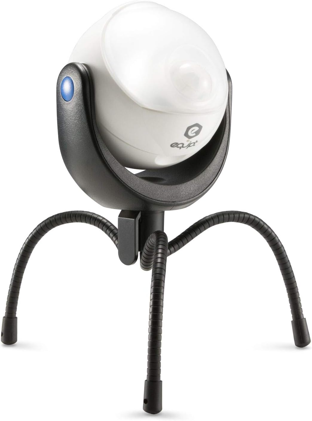 Equipt EQBPL090 Weather Resistant Portable Multi-Functional 360 Degree LED Light w/ Motion Sensor for Outdoor Lighting