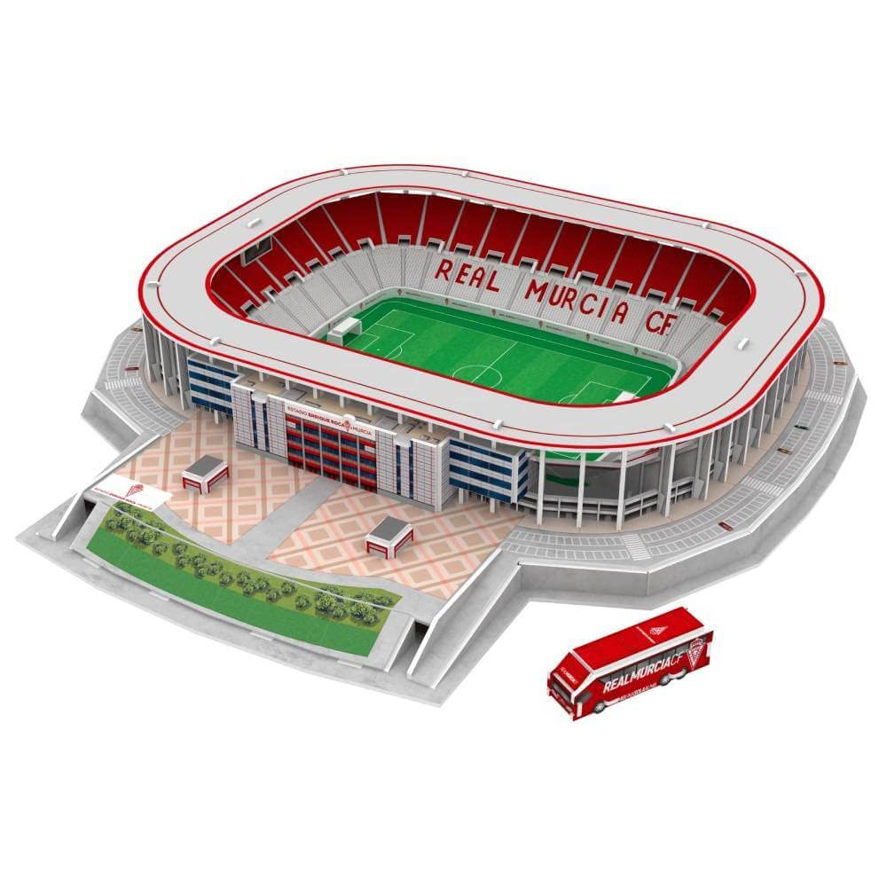 BANDAI Eleven Force Puzzle 3D Estadio Enrique Roca de Murcia (Real Murcia Club de Fútbol). Maqueta Coleccionable Detallada, Regalo óptimo para Fans del fútbol EF15327. — view 2