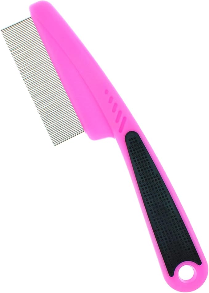Syolee Flea Comb for Dog Cat Flea Lice Tear Stain Remover Pet Combs