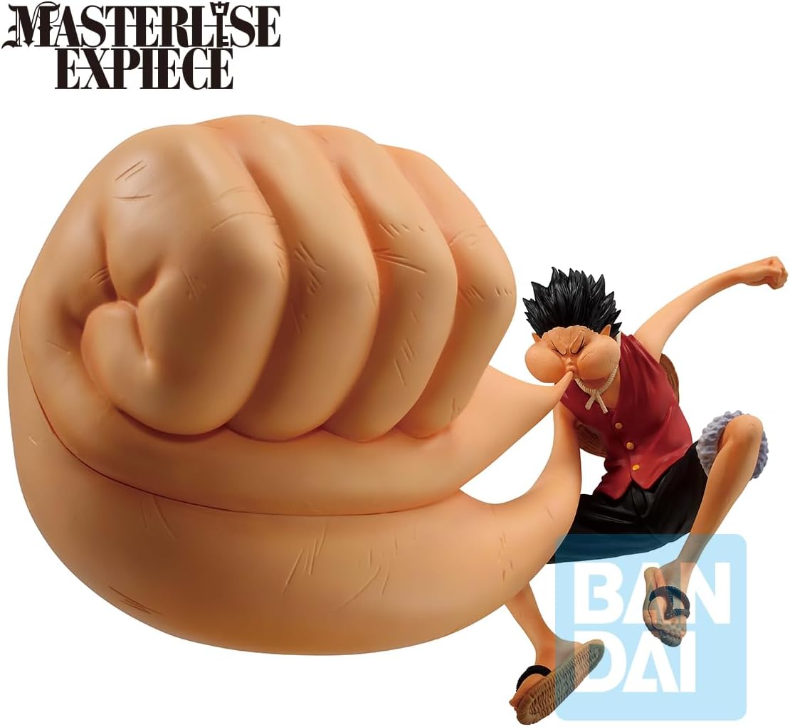 Ichibansho Figure - One Piece - Monkey D. Luffy Gear 3 (Road to King of The Pirates), Bandai Spirits Masterlise Collectible Statue