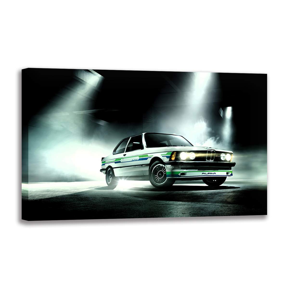 Peinture de véhicule classique sur toile premium style huile art mural 100x160