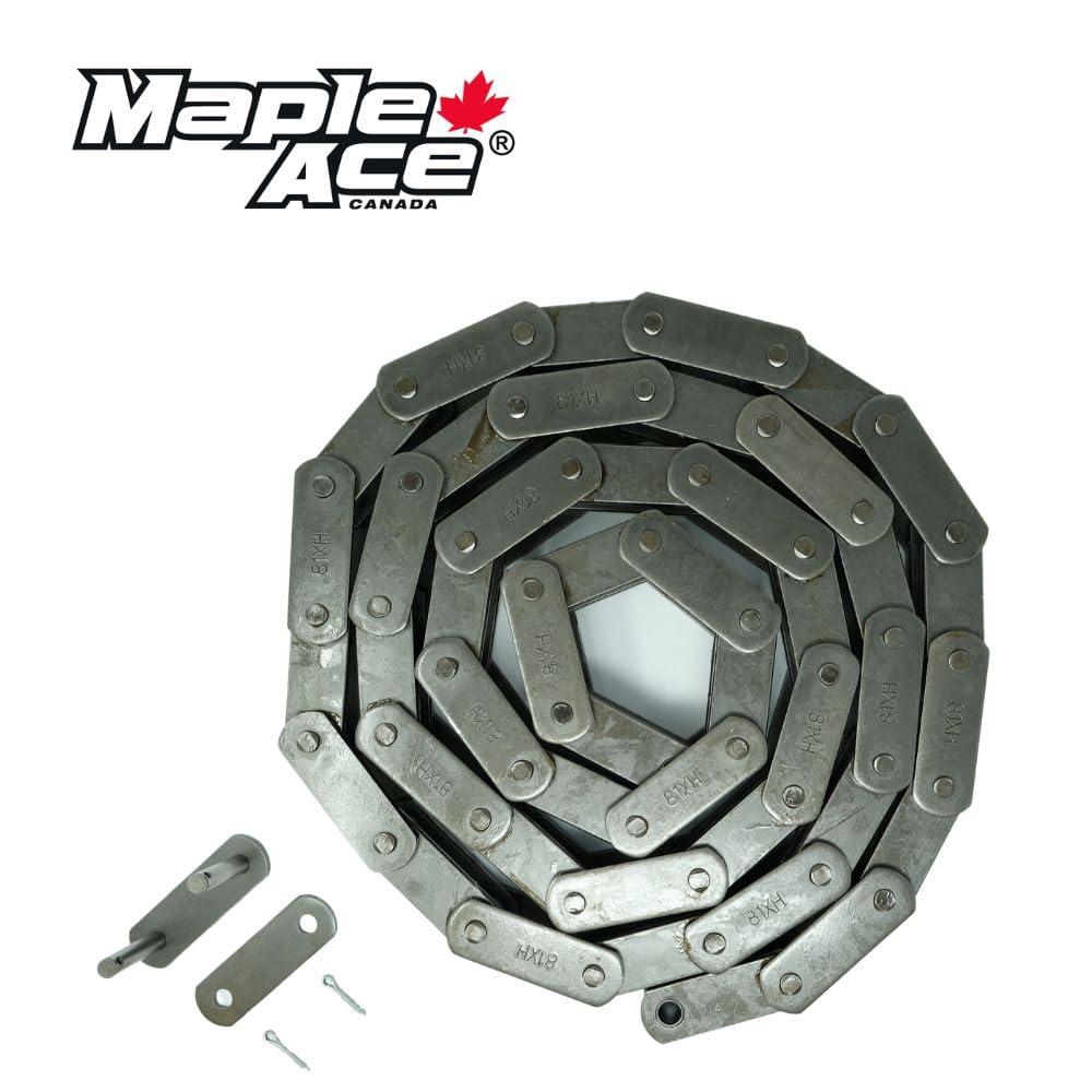 Maple Lumber Heavy Duty Chain Link MAPLE ACE 81XH Offset Half Link For  Heavy Duty Conveyor Chain - Replacement Offset Master Link Lumber Mill