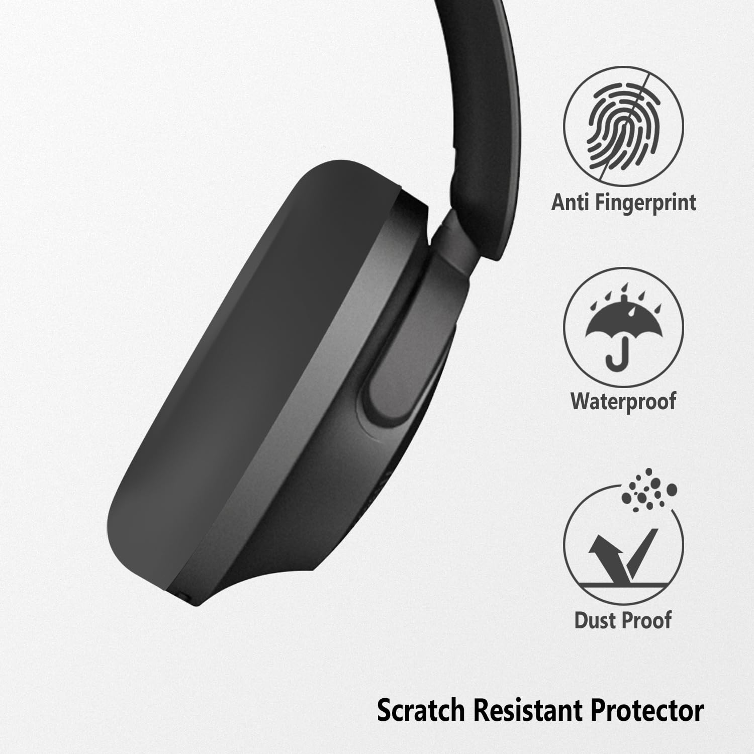 Geekria QuickFit Replacement Ear Pads For Philips Audio Fidelio X2HR, X1 Headphones Ear Cushions, Repair Parts (Black