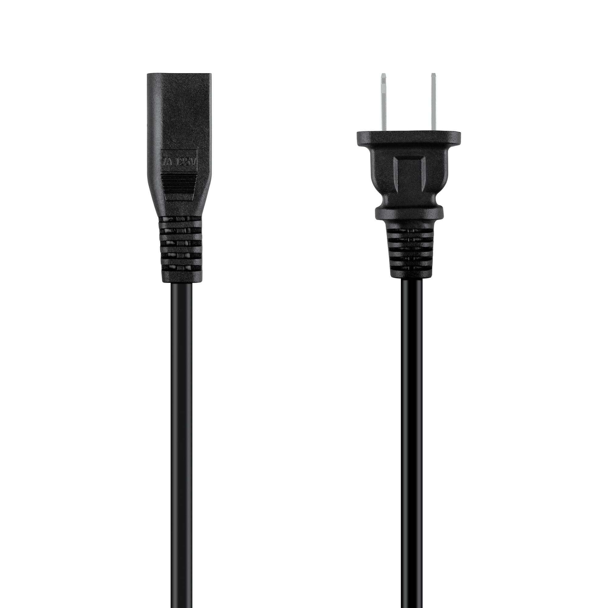Cable de alimentación de CA de repuesto compatible con reproductor de CD portátil Jensen CD-475, cable de alimentación de radio estéreo AM/FM