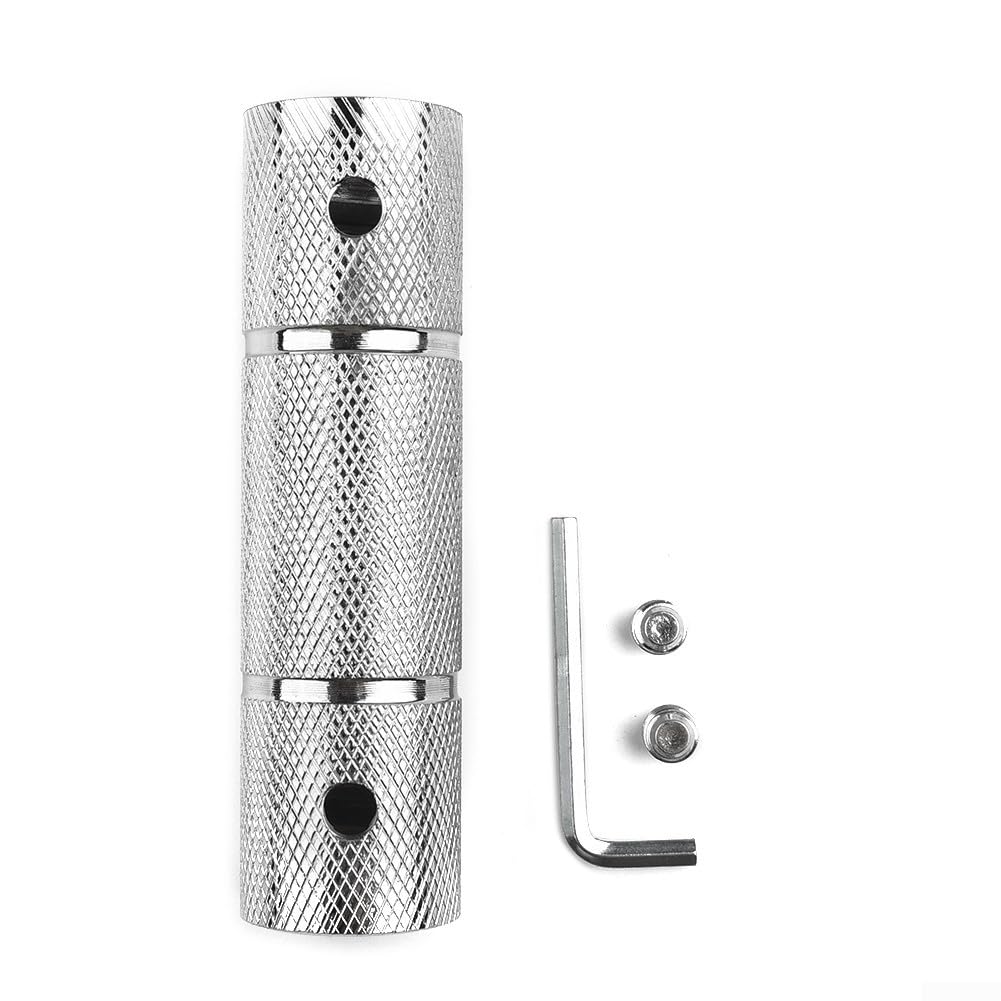 Spinlock Inch 25mm Dumbbell Bar Connector Extender Link for Converting Dumbbells to Barbell - Steel Weightlifting Conversion Rod, Adjustable Gym Linker