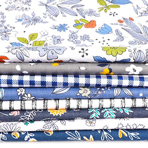 Konsait 8Pcs 16Γ’β¬Β x 20Γ’β¬Β Floral Series Fabric, Craft Fabric Bundle for DIY Quilting Patchwork Cushions Pillows Sewing Material Scrapbook Doll Cloth Konsait 8Pcs 16Γ’β¬Β x 20Γ’β¬Β Floral Series Fabric, Craft Fabric Bundle for DIY Quilting Patchwork Cushions Pillows Sewing Material Scrapbook Doll Cloth