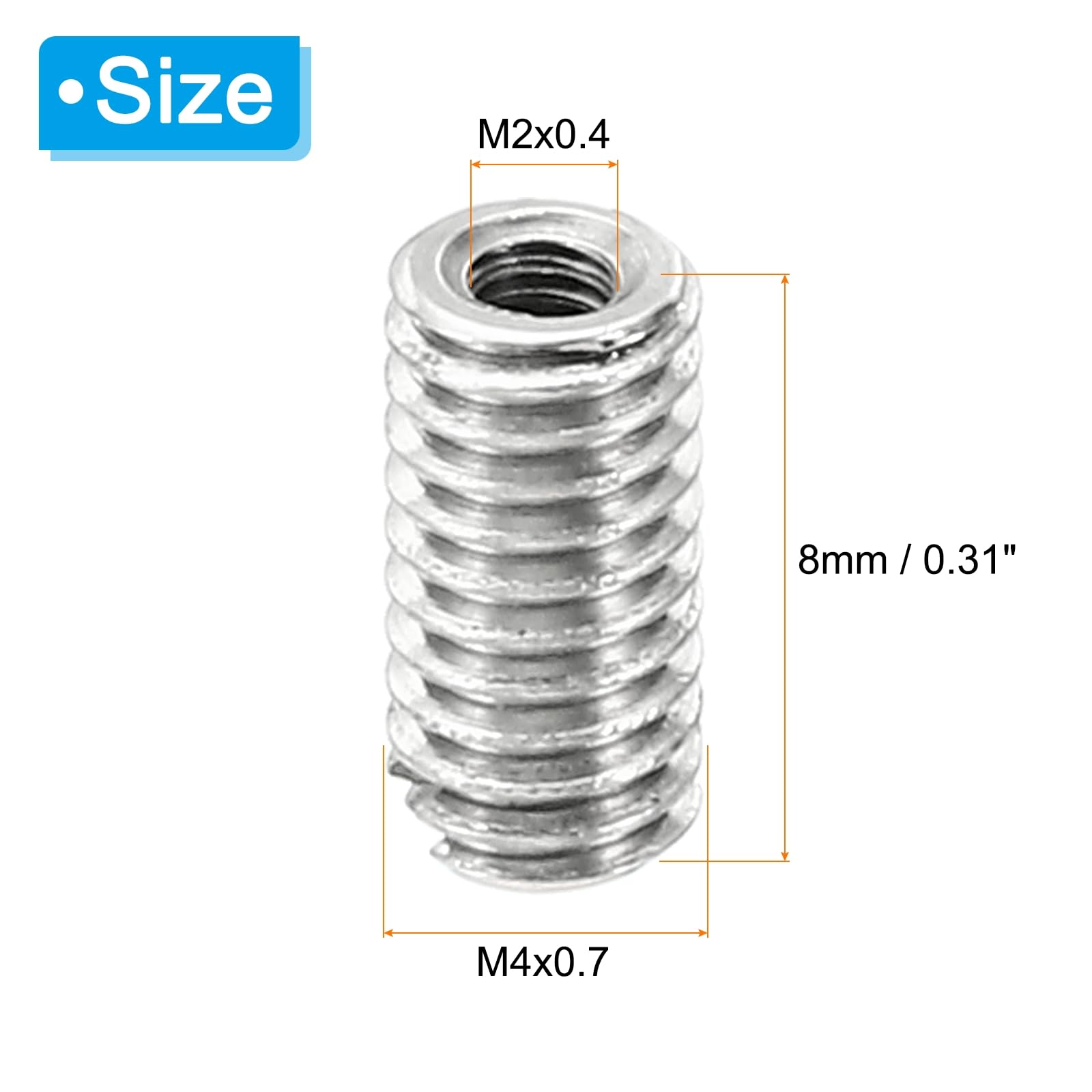 PATIKIL Thread Adapters Sleeve Reducing Nut - Image 2