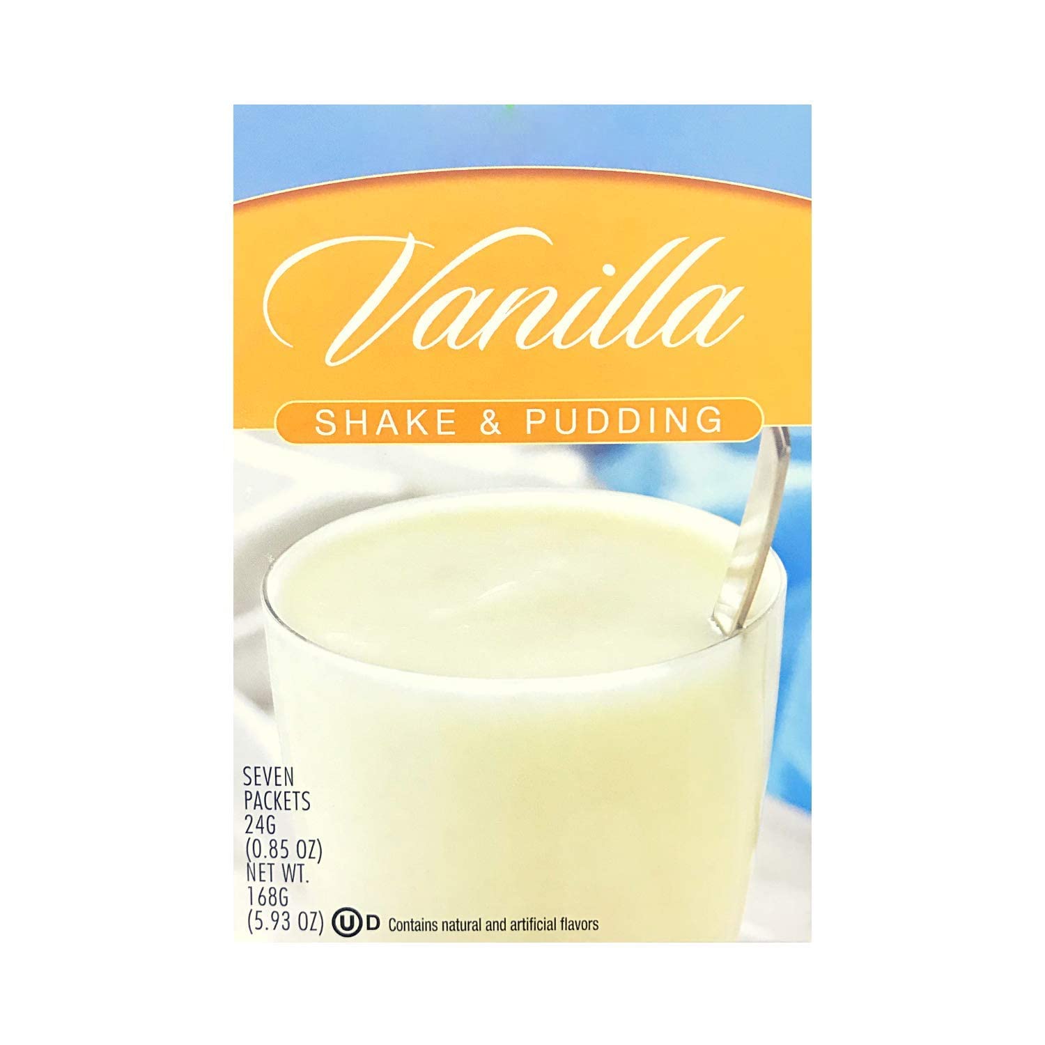Nutmeg State Nutrition Healthywise Pudding or Shake, Low Calories, High Protein, 15g Protein, Low Fat, Gluten Free, 7 Servings Per Box (Vanilla)