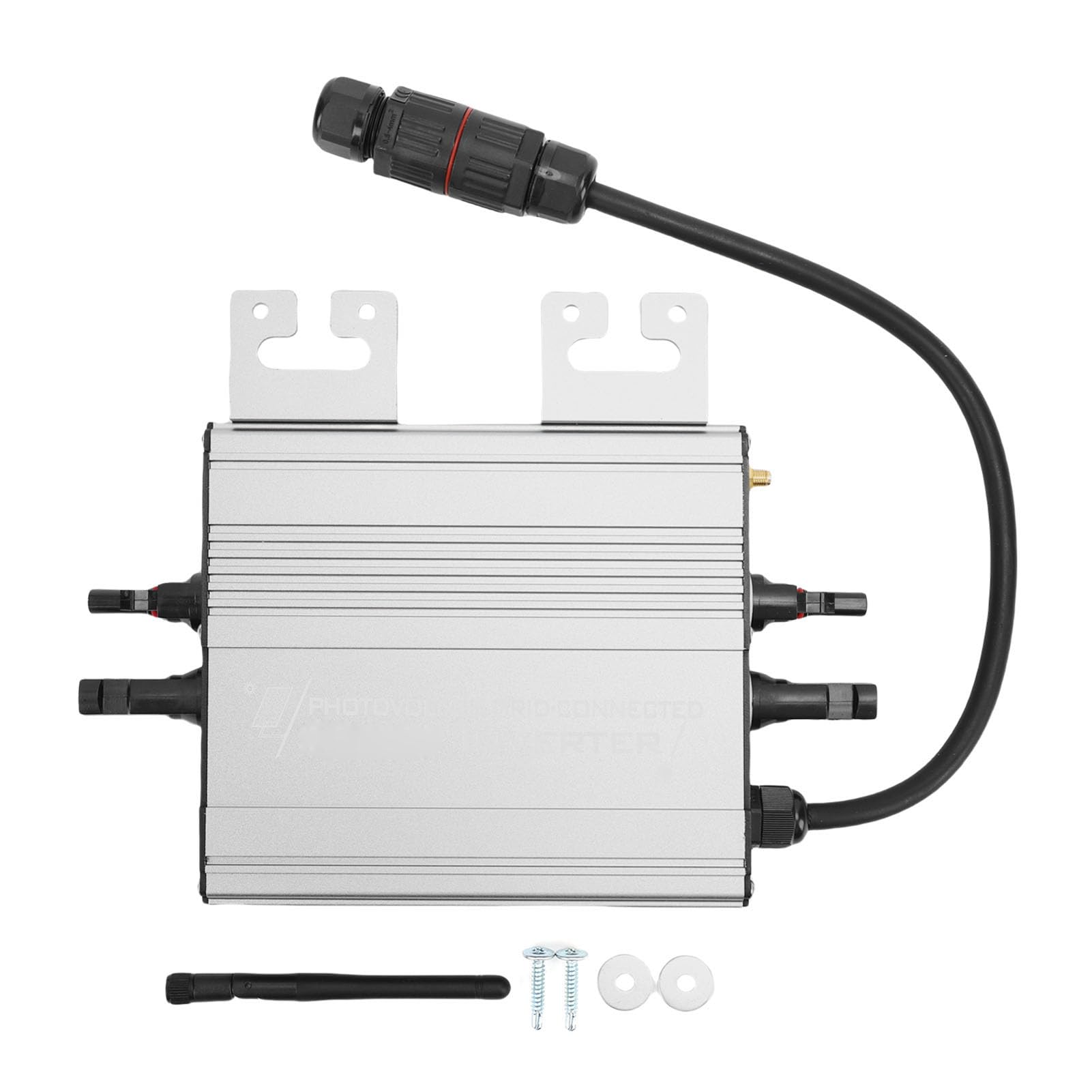 RiToEasysports inverter, inverter solare in lega di alluminio per centrali elettriche da balcone, IP65 impermeabile, prestazioni efficienti con monitoraggio remoto
