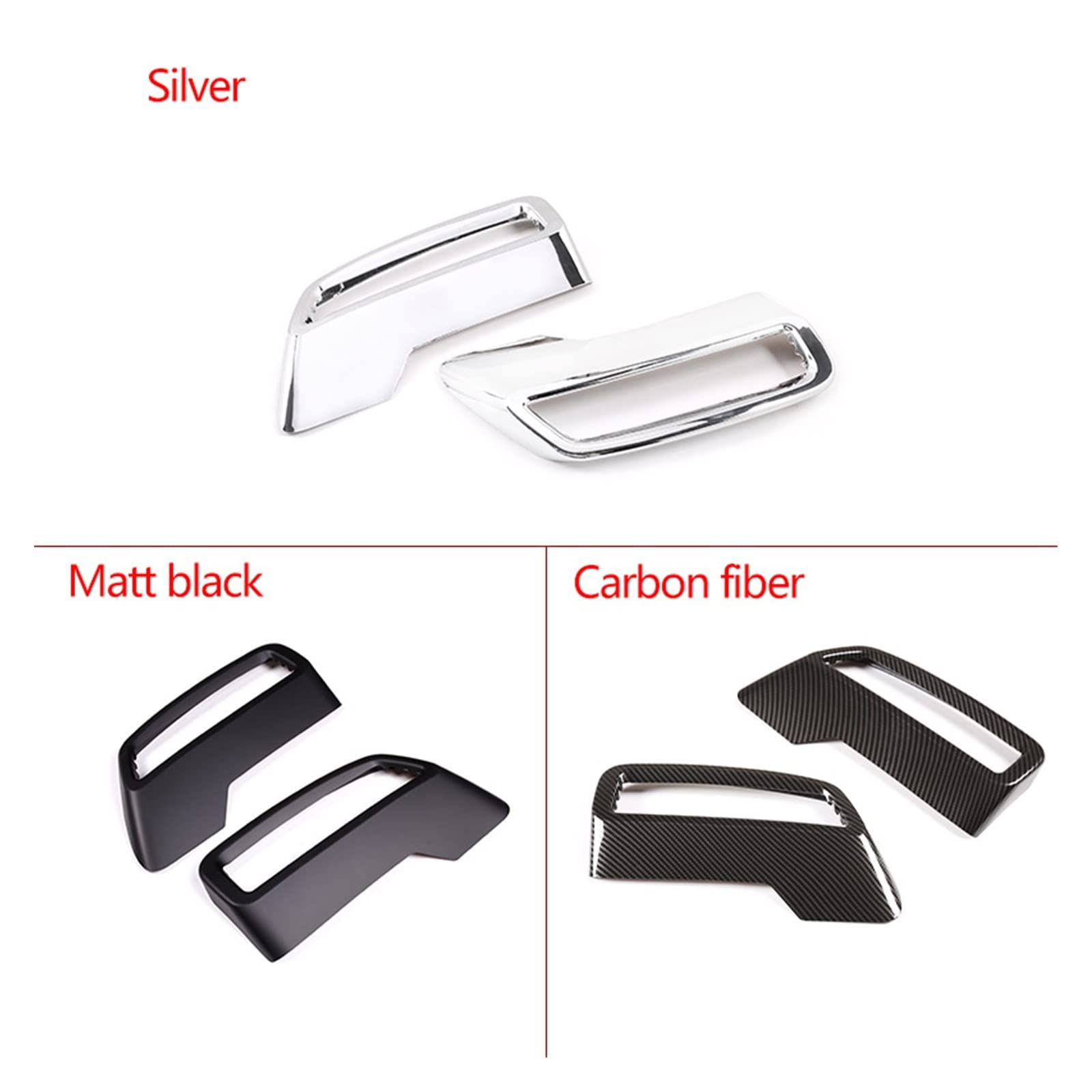 Auspuff Endrohr Abdeckung Für Peugeot 3008/4008/5008 2017-2021 - ABS Silber