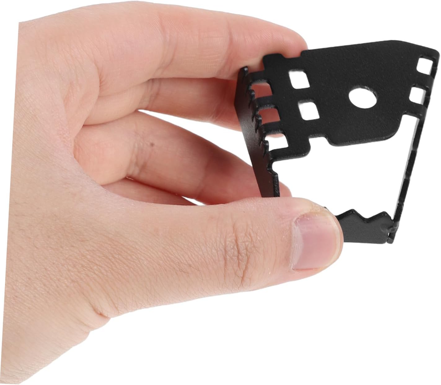 Vaguelly Universal Motorcycle Rear Brake Pedal Extension Aluminum Alloy with Nonslip Texture and Ergonomic Arc Design for Commuting on Rainy or Slippery Roads