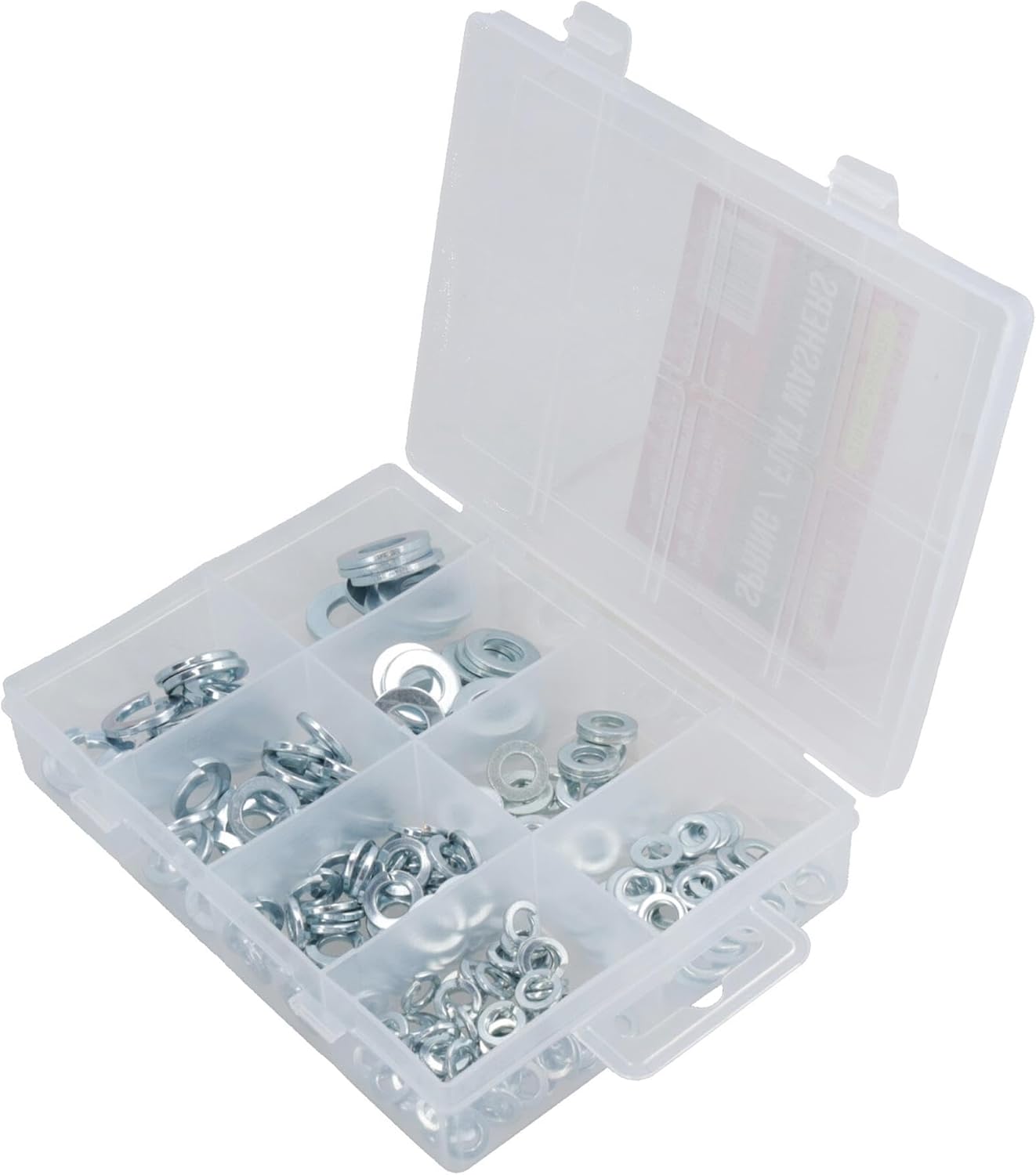 Spring and Flat Metric Assorted Washers 5mm / 6mm / 8mm / 10mm 210pc