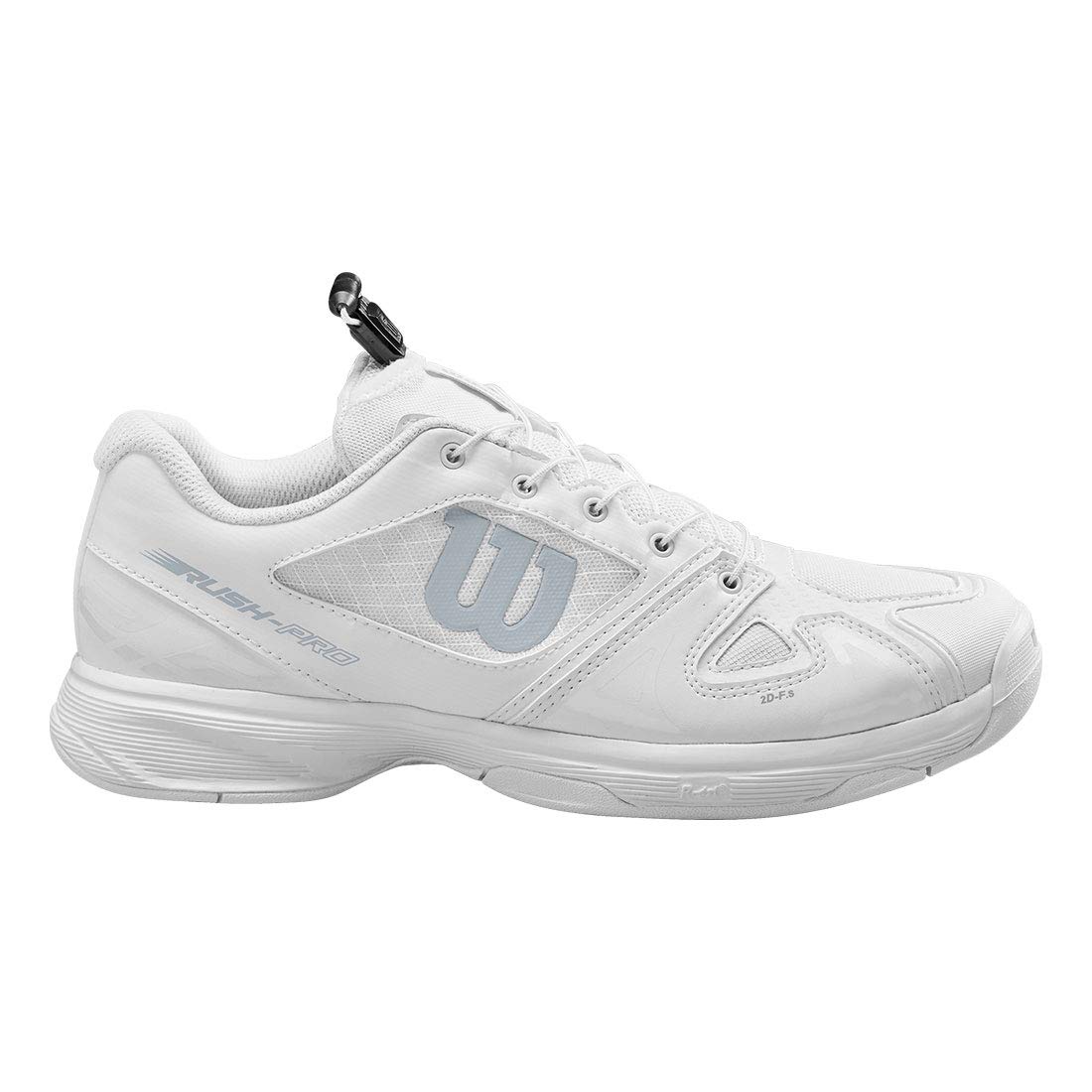 Wilson Unisex Kid's Rush Pro Jr Ql Tennis Shoe, Autumn Glory Black White, 30 EU