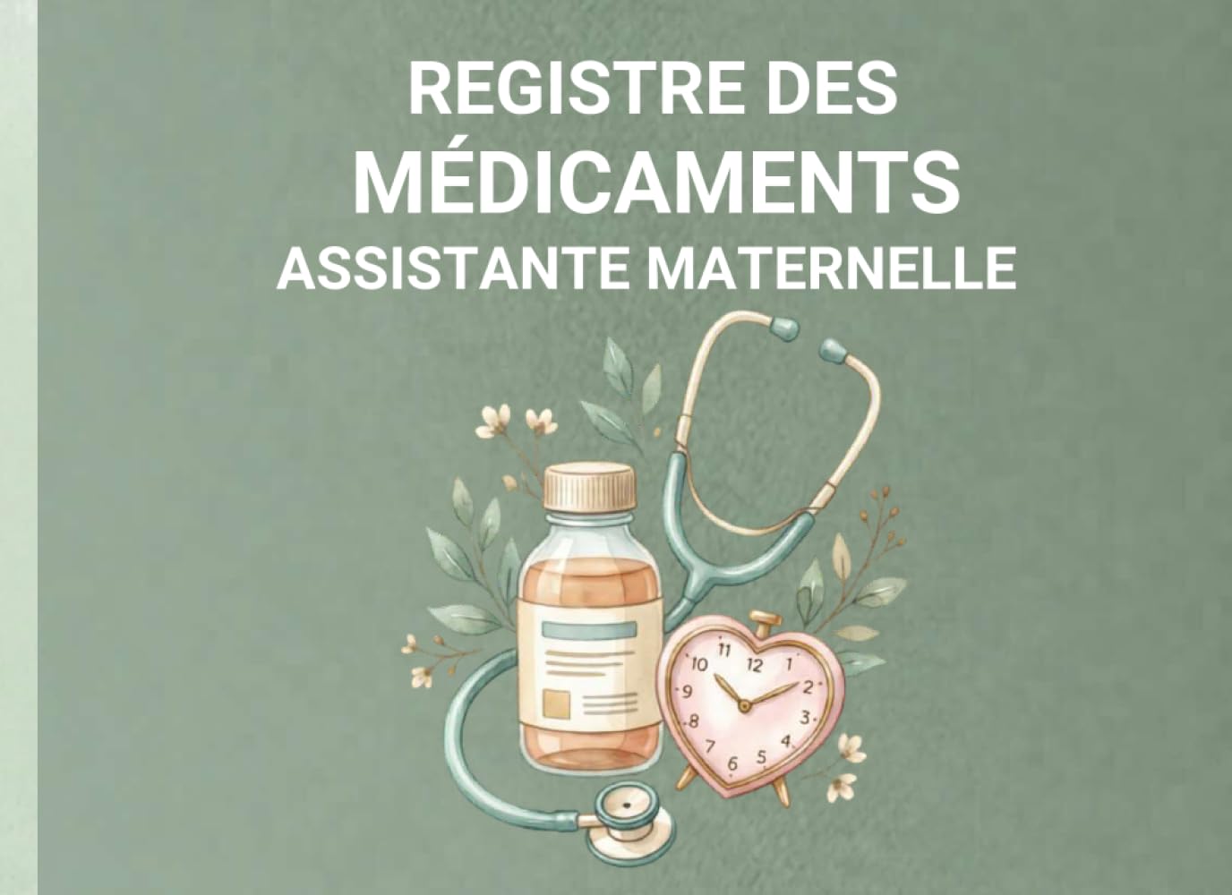 Registre des médicaments Assistante Maternelle: Suivi structuré des soins et médicaments – Traçabilité complète des enfants accueillis