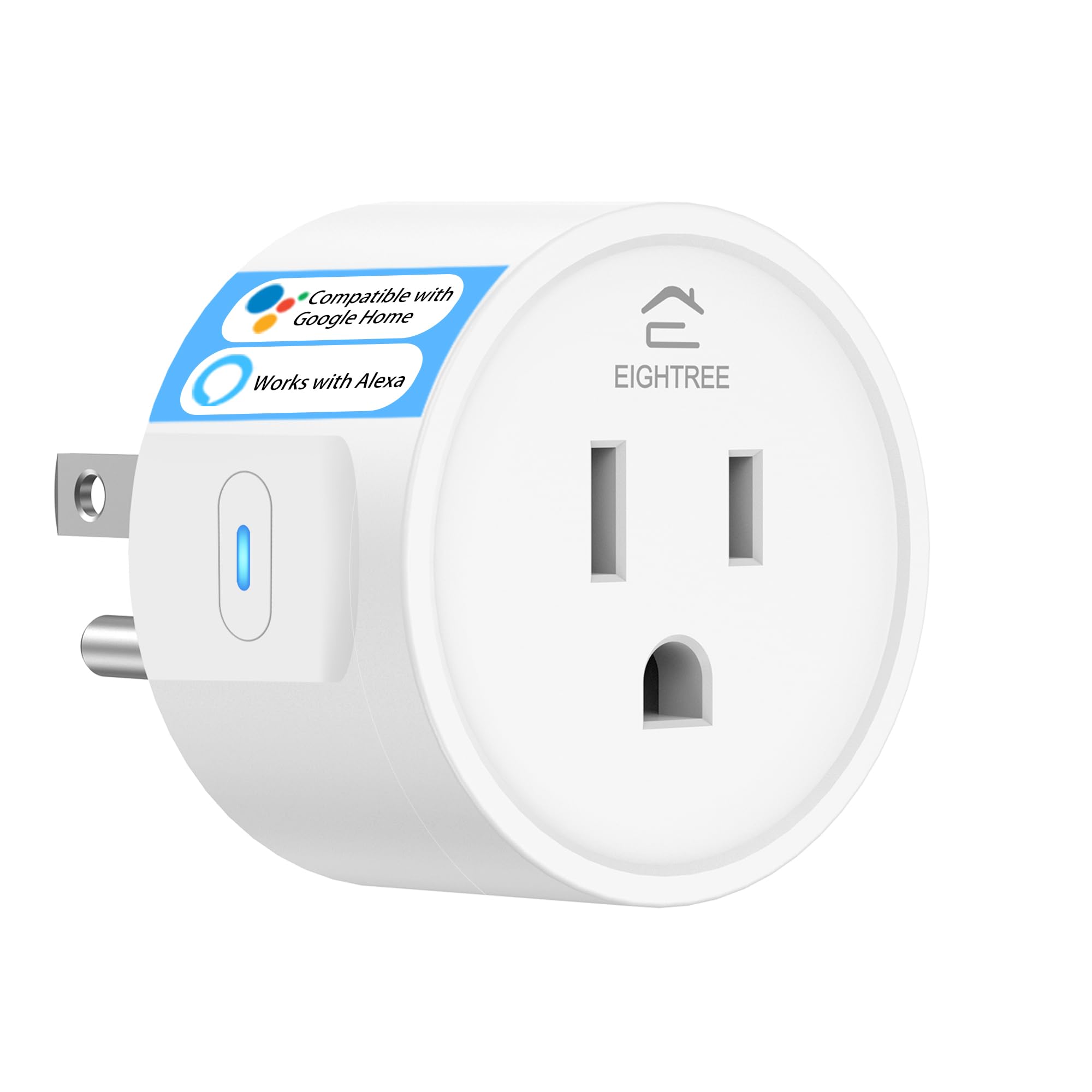 EIGHTREE Smart Plug - WiFi Control for Alexa and Google Home