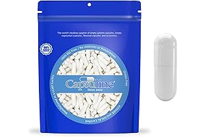 Capsuline 00 Veggie Capsules: 1000 Count, Acid-Resistant Enteric Fill