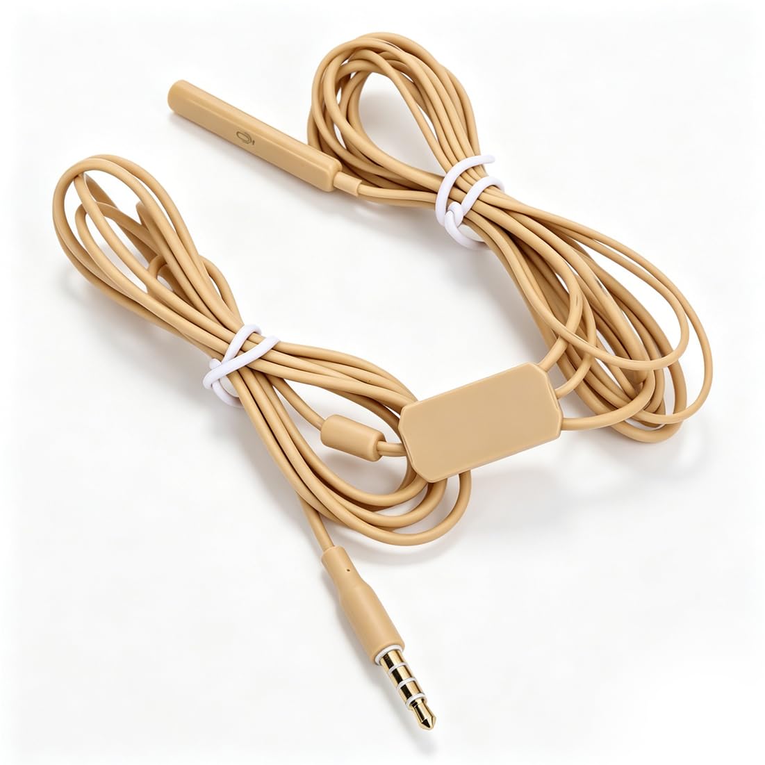 Auricolare Spia Nascosto 108B, Auricolare Wireless con Laccio da Collo, Batteria a Lunga Durata, Colore della Pelle Leggero