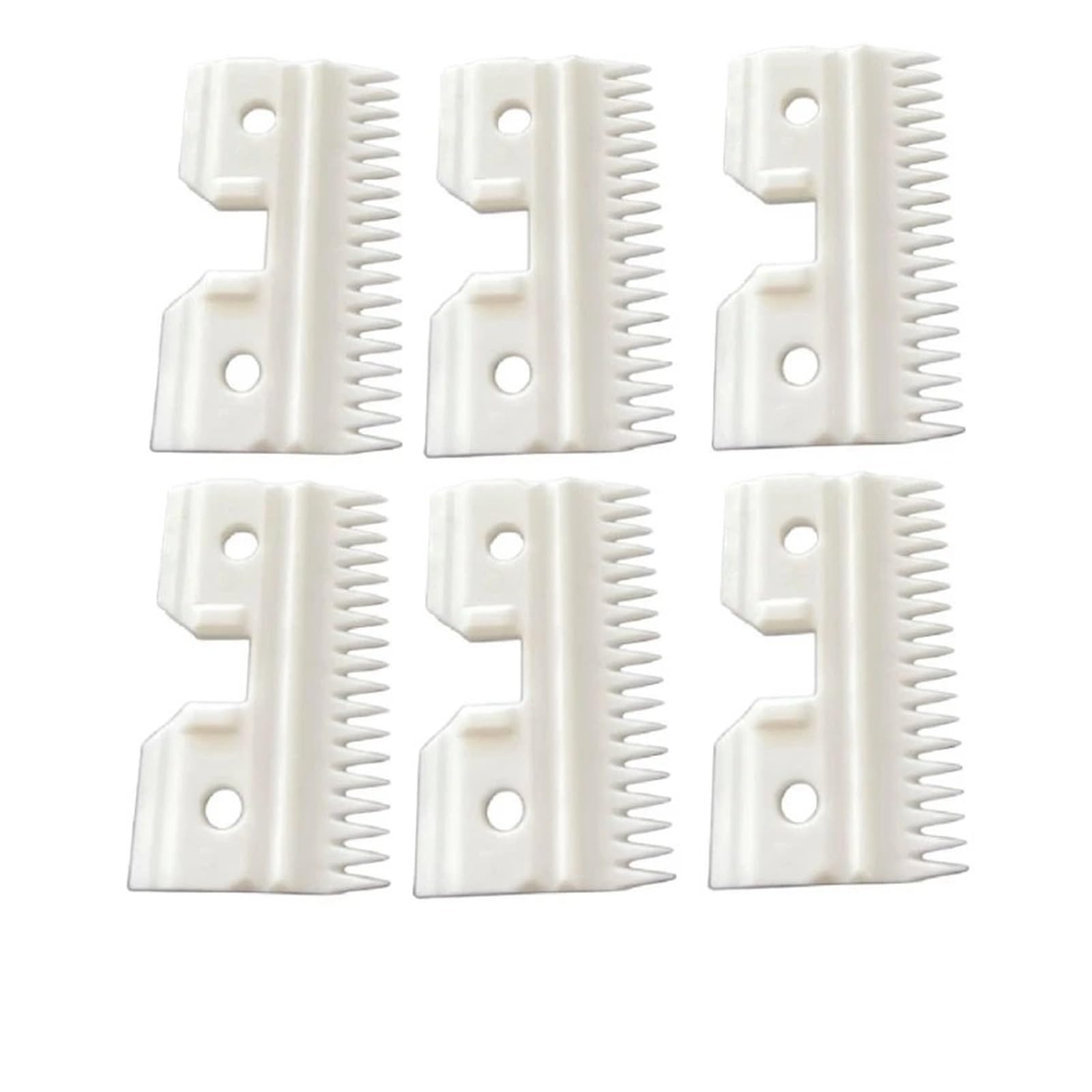 Cuchilla De Repuesto for Mascotas, Cortador De Cerámica Gruesa De 18 Dientes, Compatible Con Andis, Compatible Con Oster, A5, Walh KM Series Clipper Cuchillas Desmontables | 6 Pack