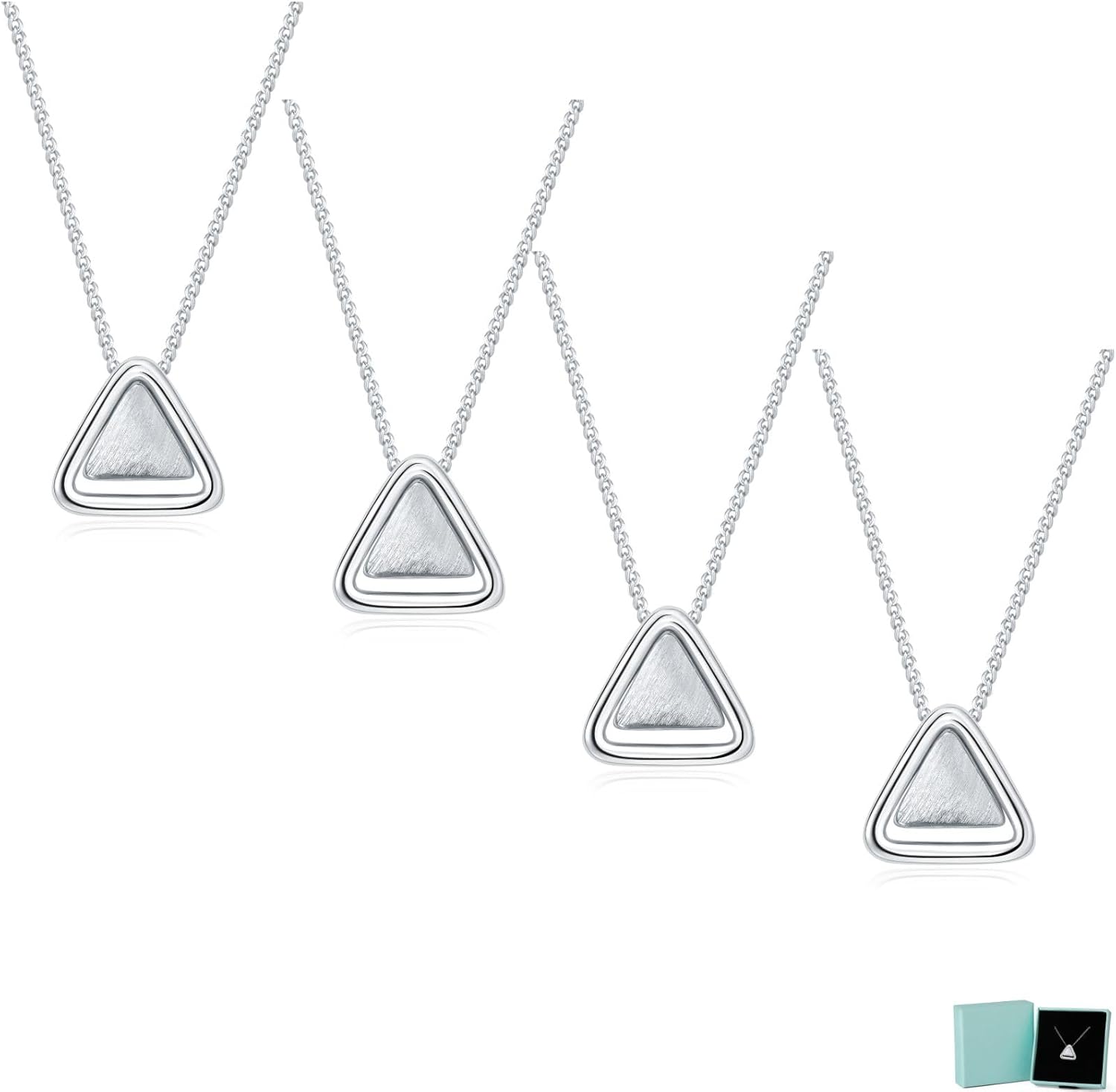 Thank You for Being My Badass Tribe Friend Necklaces Triangles Pendant Necklace,Badass Squad Tribe Necklace,Friendship Necklace Gifts for Women,Best Friend/Tribe Necklace for Women
