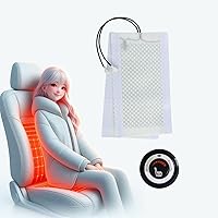 LUCKY DRIVER Universal Seat Comfort Kit (12V-103C) for Cars Trucks - Carbon Fiber Heated Comfort Upgrade