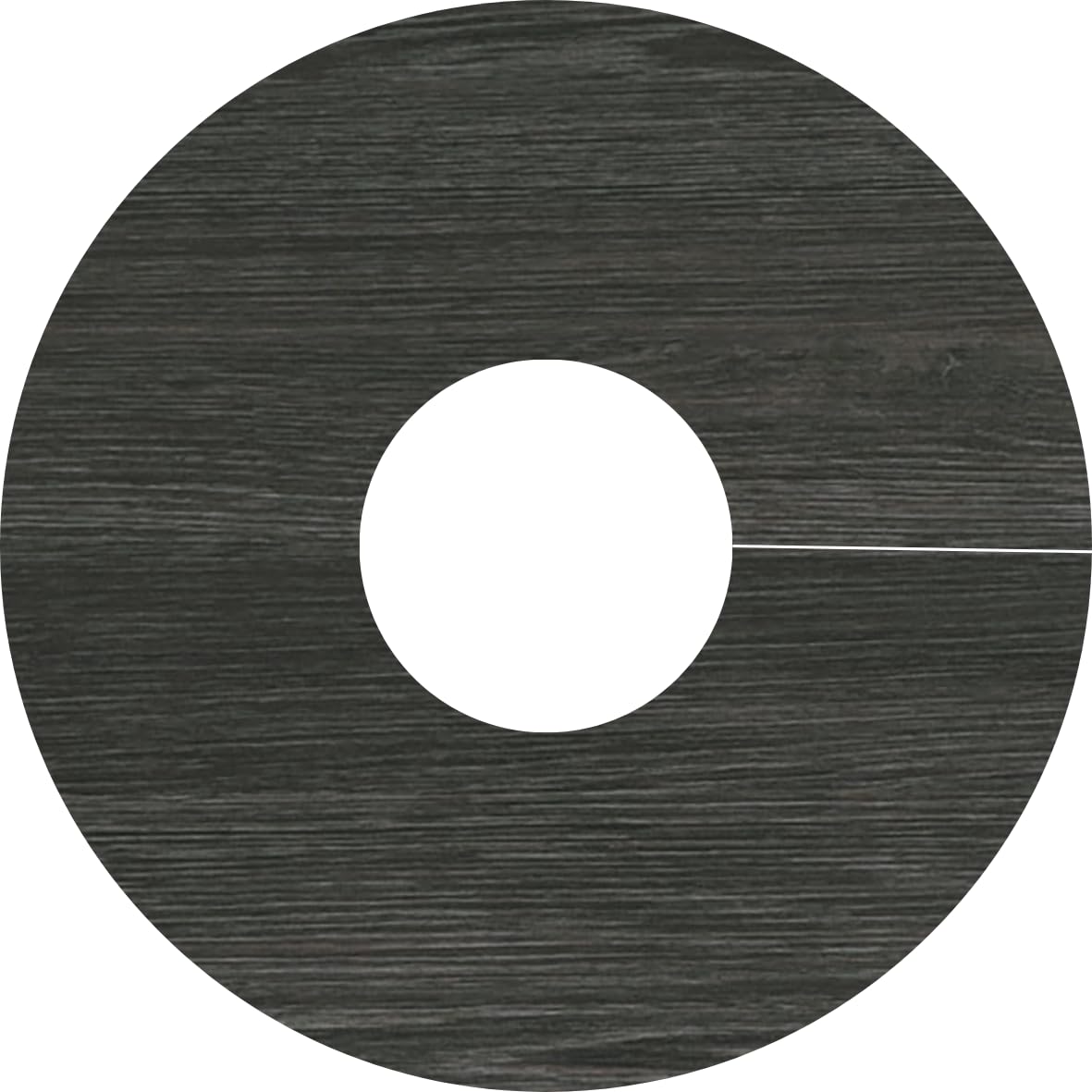 Self-Adhesive Radiator Pipe Covers, Collars, Surrounds, Rose 15mm for Laminate, Engineered, Vinyl Flooring (Dark Grey) โ image 1